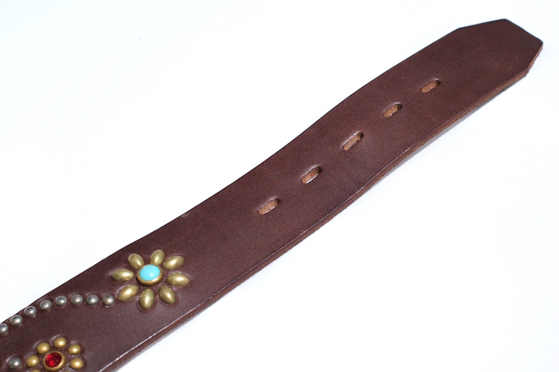 Hollywood Trading Company "Full Bloom" Belt (Dark Brown Teacore)