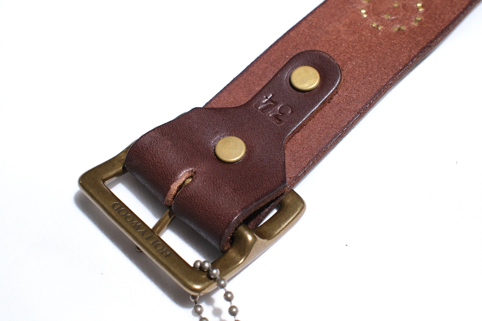 Hollywood Trading Company "Full Bloom" Belt (Dark Brown Teacore)