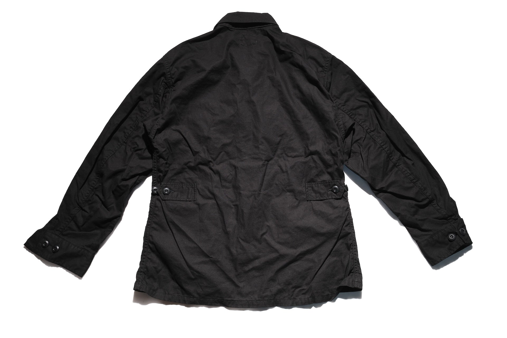 BONCOURA 'All-Seasons' Poplin Fatigue Jacket (Black)