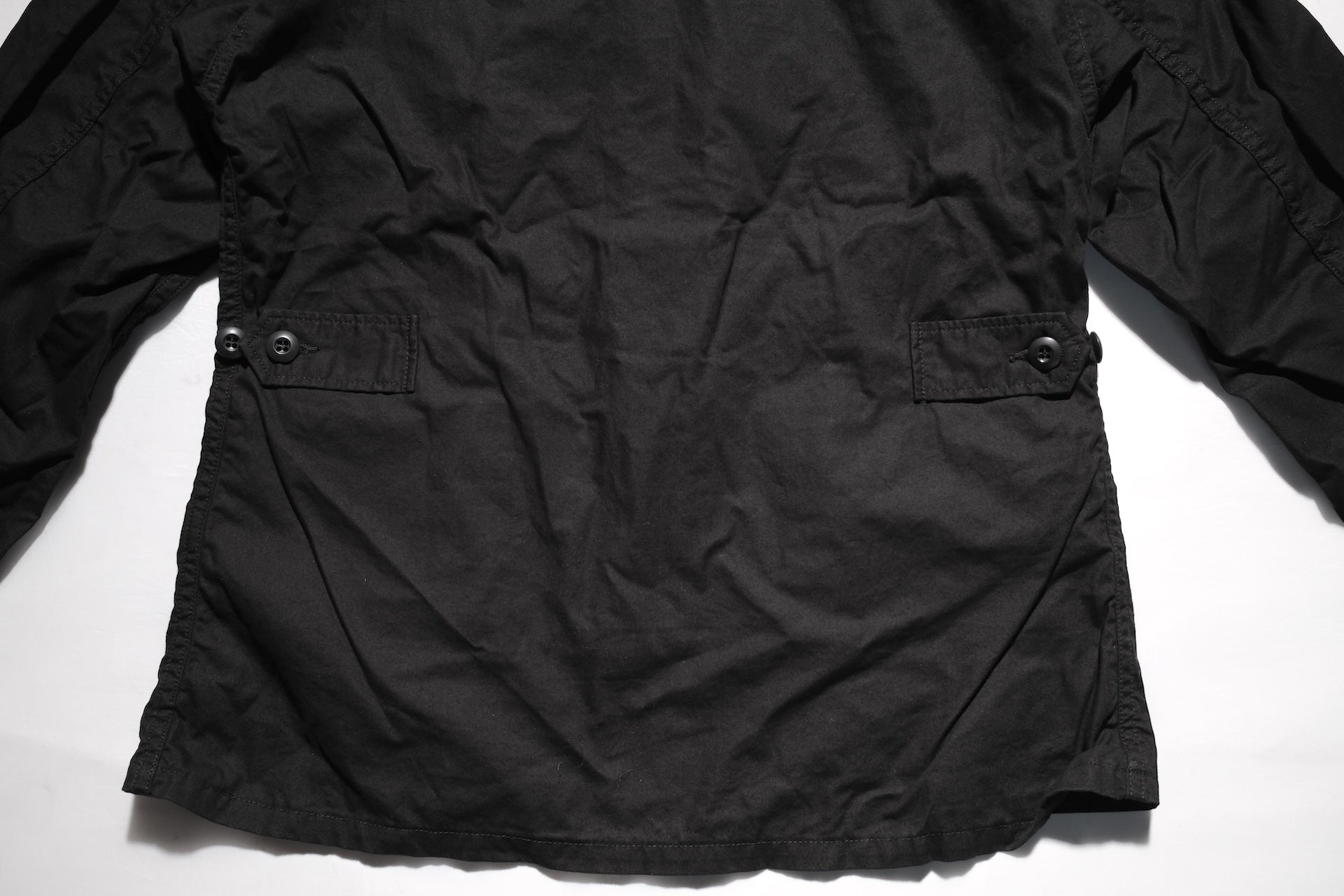 BONCOURA 'All-Seasons' Poplin Fatigue Jacket (Black)