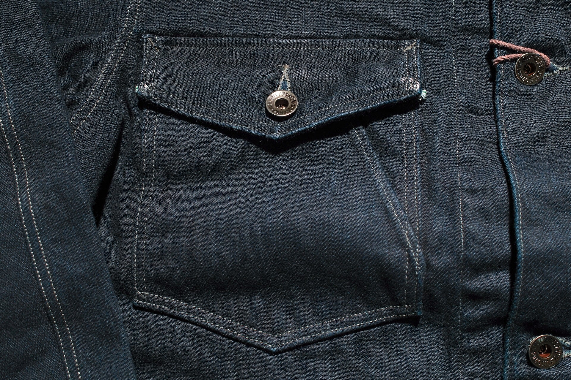 Stevenson Overall Co. 14oz Indigo Dyed Duck Canvas 'Prairie' Chore Jacket