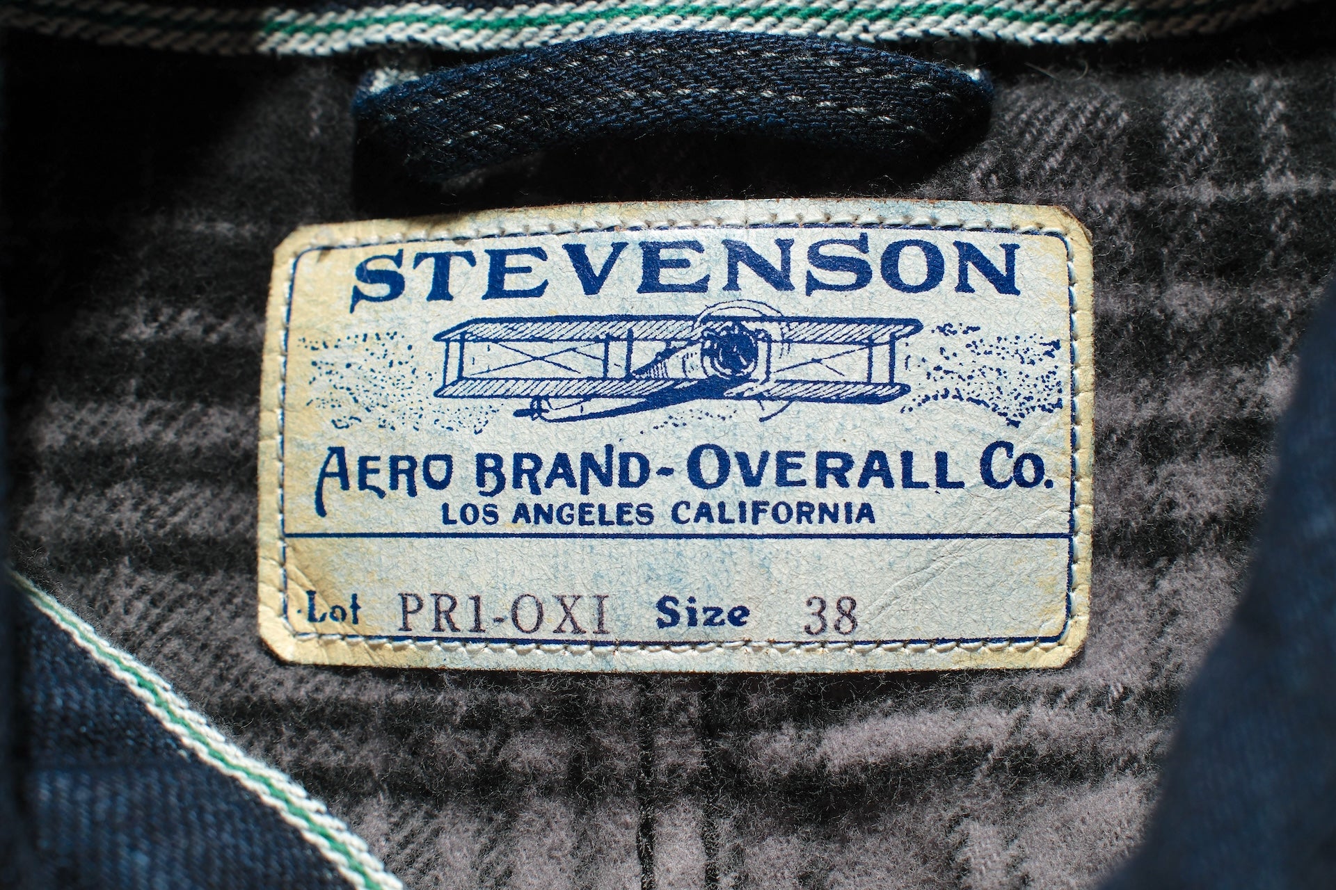 Stevenson Overall Co. 14oz Indigo Dyed Duck Canvas 'Prairie' Chore Jacket