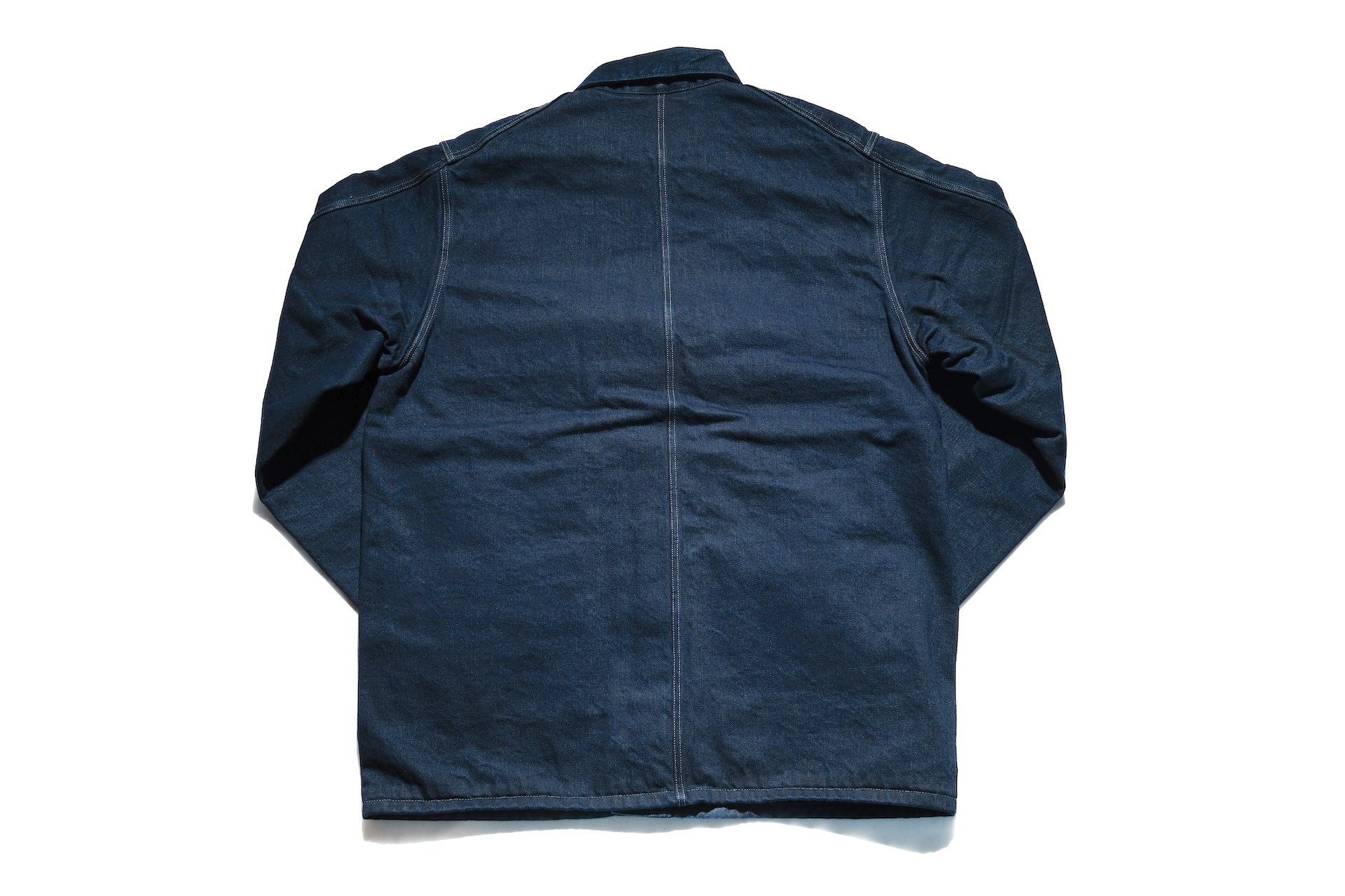 Stevenson Overall Co. 14oz Indigo Dyed Duck Canvas 'Prairie' Chore Jacket