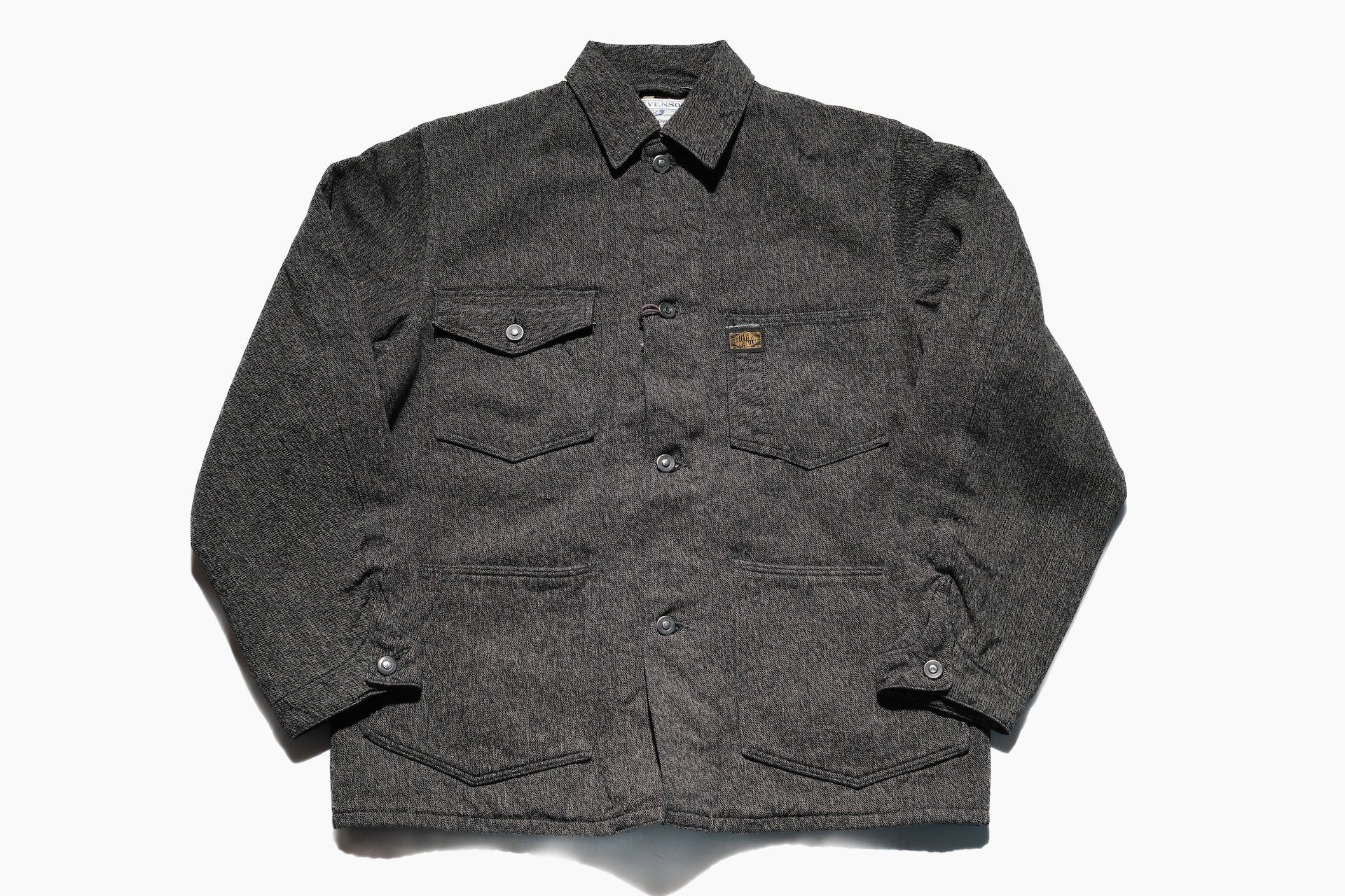 Stevenson Overall Co. 12.5oz Selvage Converted Twill 'Prairie' Chore Jacket