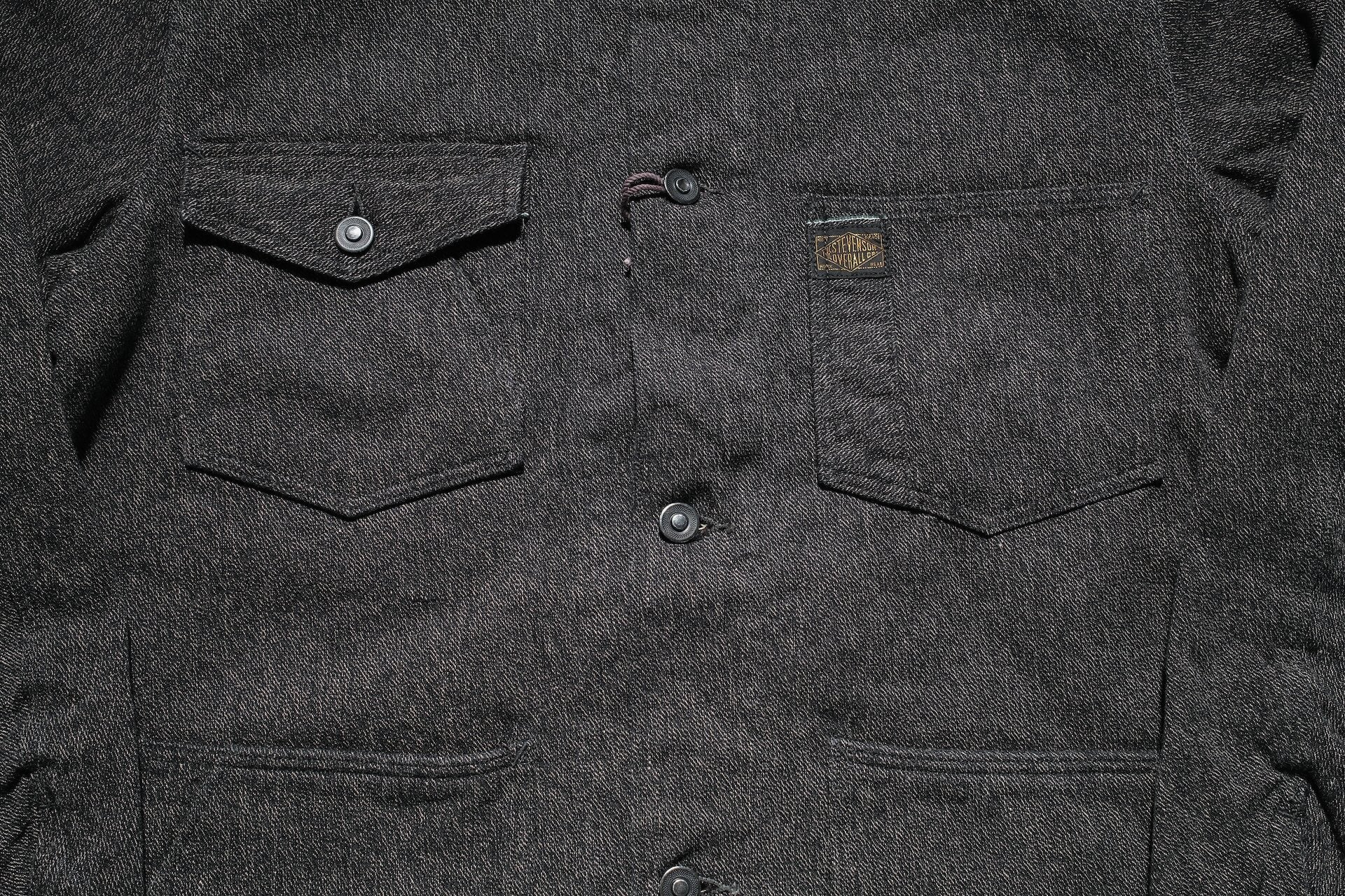 Stevenson Overall Co. 12.5oz Selvage Converted Twill 'Prairie' Chore Jacket