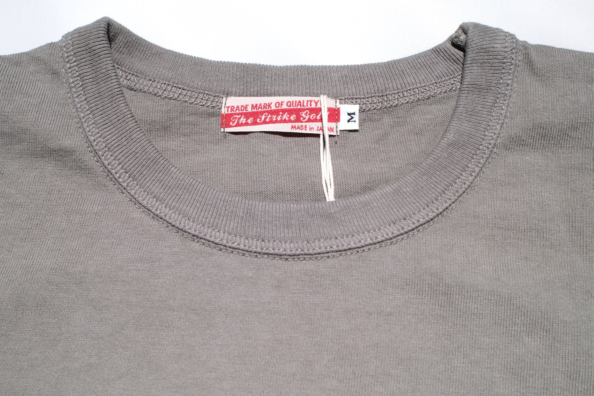 The Strike Gold X CORLECTION 7oz Loopwheeled Tee (Light Charcoal)
