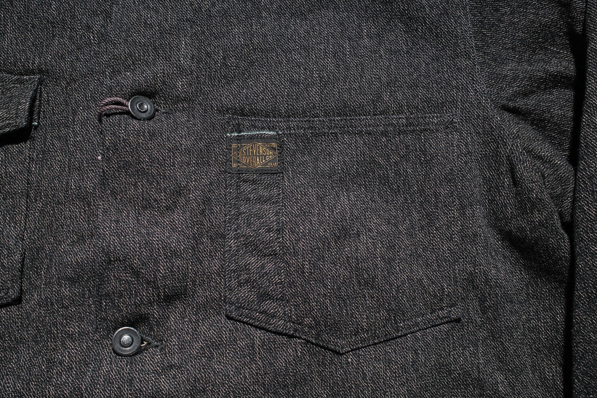 Stevenson Overall Co. 12.5oz Selvage Converted Twill 'Prairie' Chore Jacket