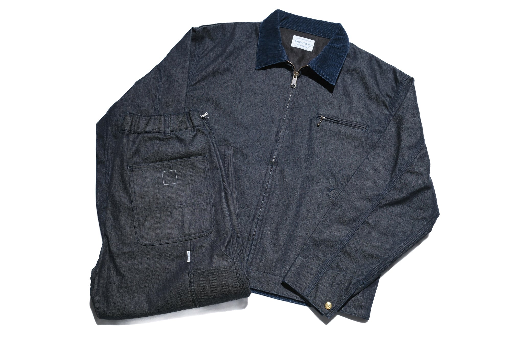 Sugar & Co. “Rain-Guard” Denim Utility Jacket (Indigo)