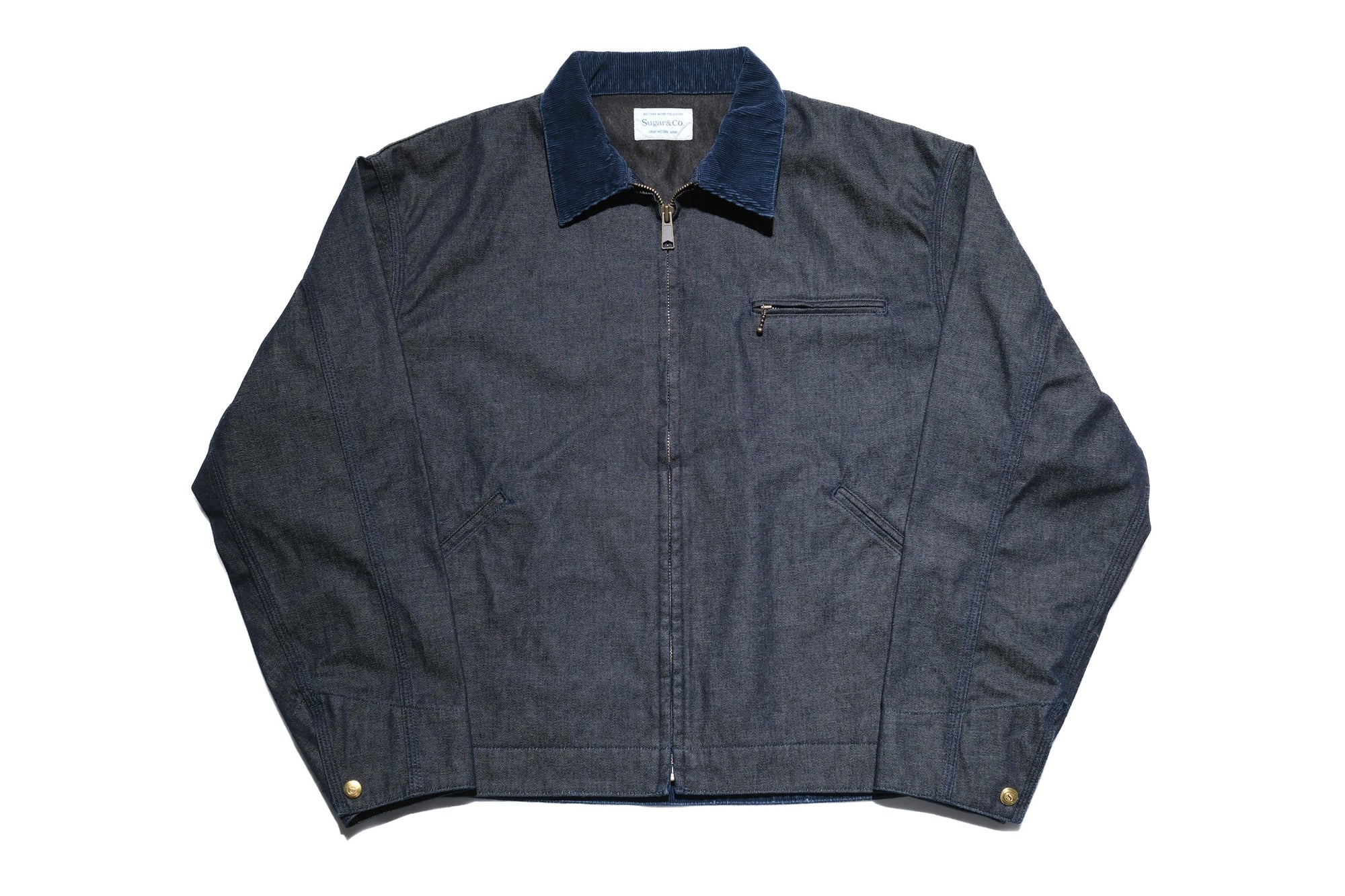 Sugar & Co. “Rain-Guard” Denim Utility Jacket (Indigo)