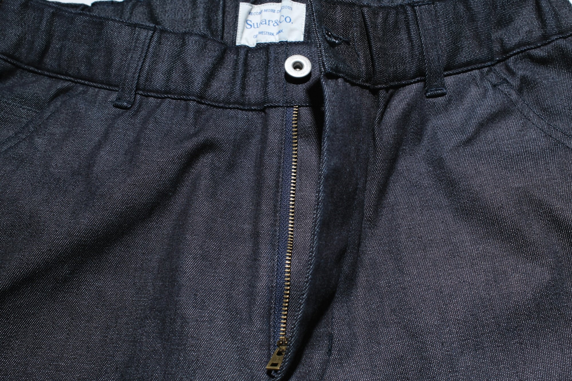 Sugar & Co. "Rain-Guard" Denim Utility Trousers (Indigo)