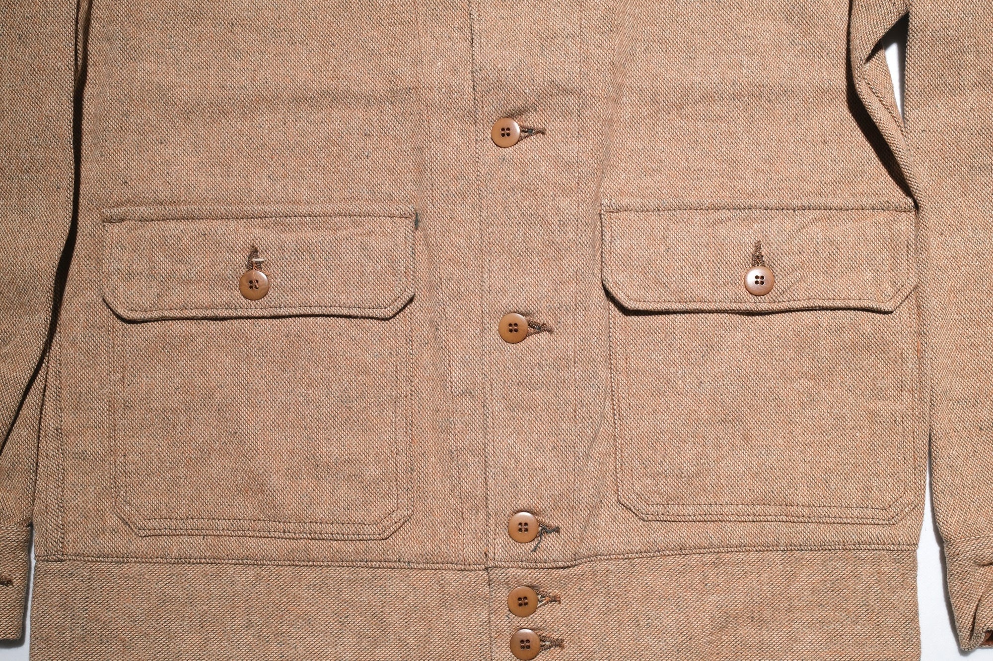 Samurai Heavyweight “Elemental Flannel” Sport Jacket (Moss Beige)