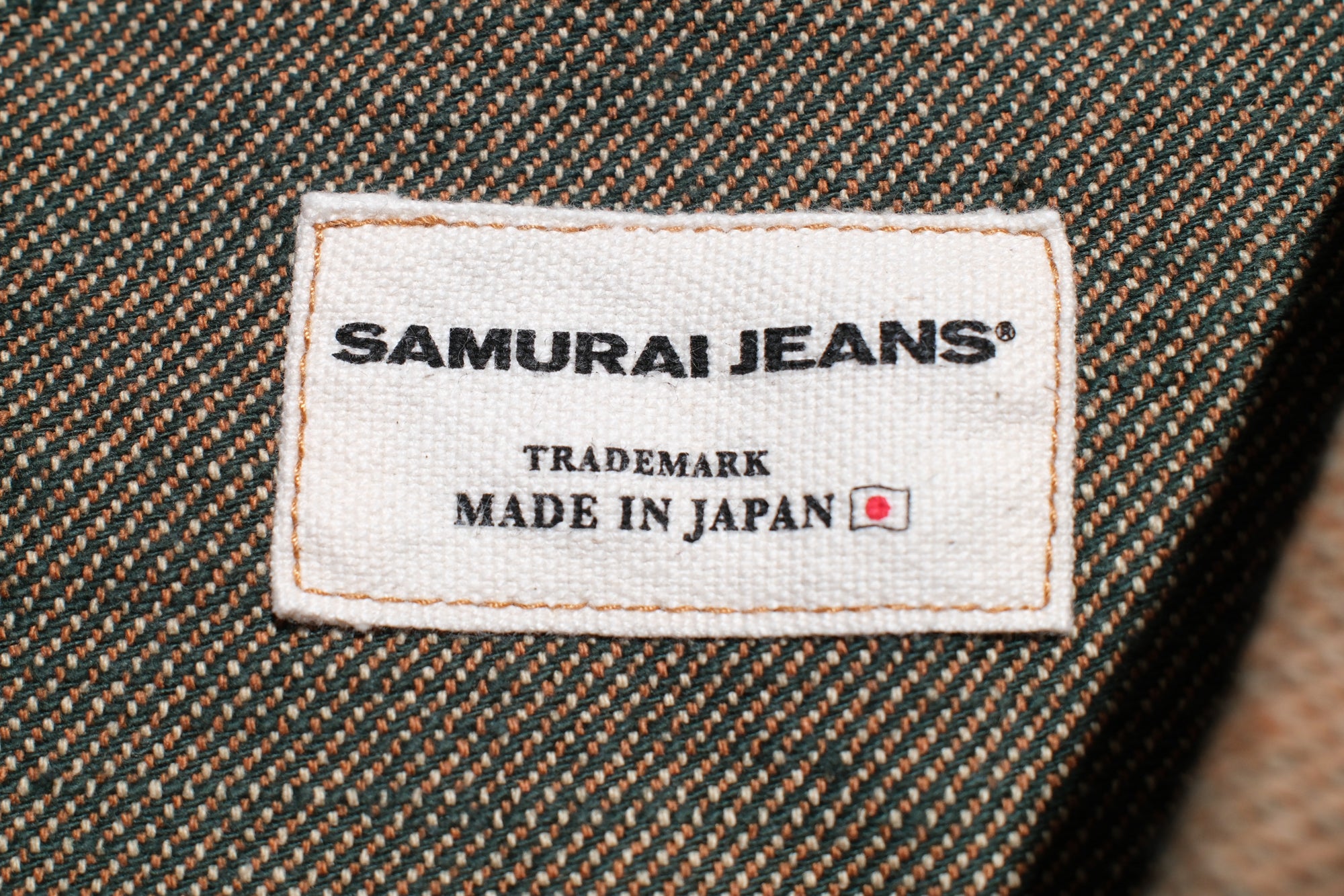 Samurai Heavyweight “Elemental Flannel” Sport Jacket (Moss Beige)