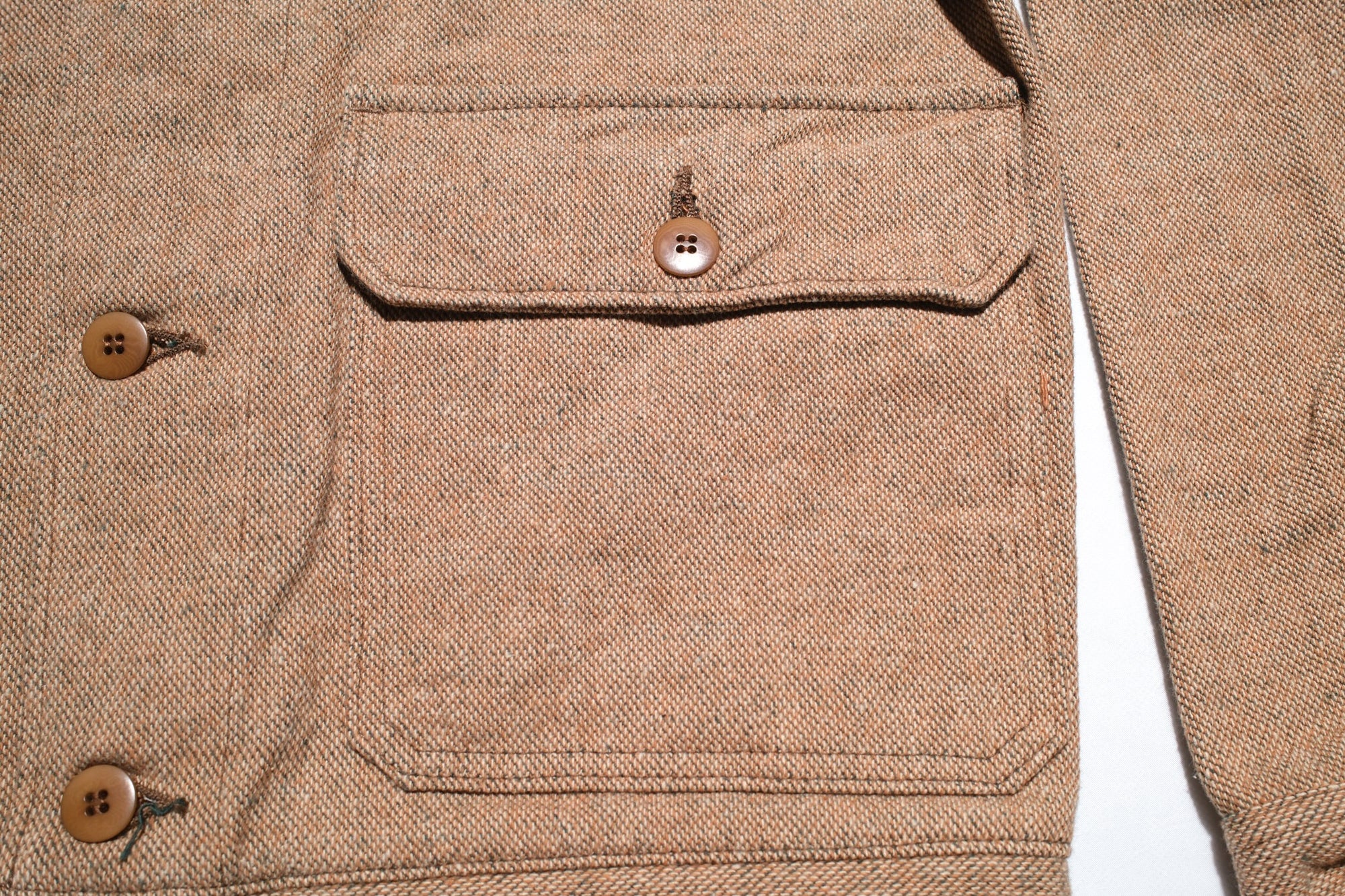 Samurai Heavyweight “Elemental Flannel” Sport Jacket (Moss Beige)