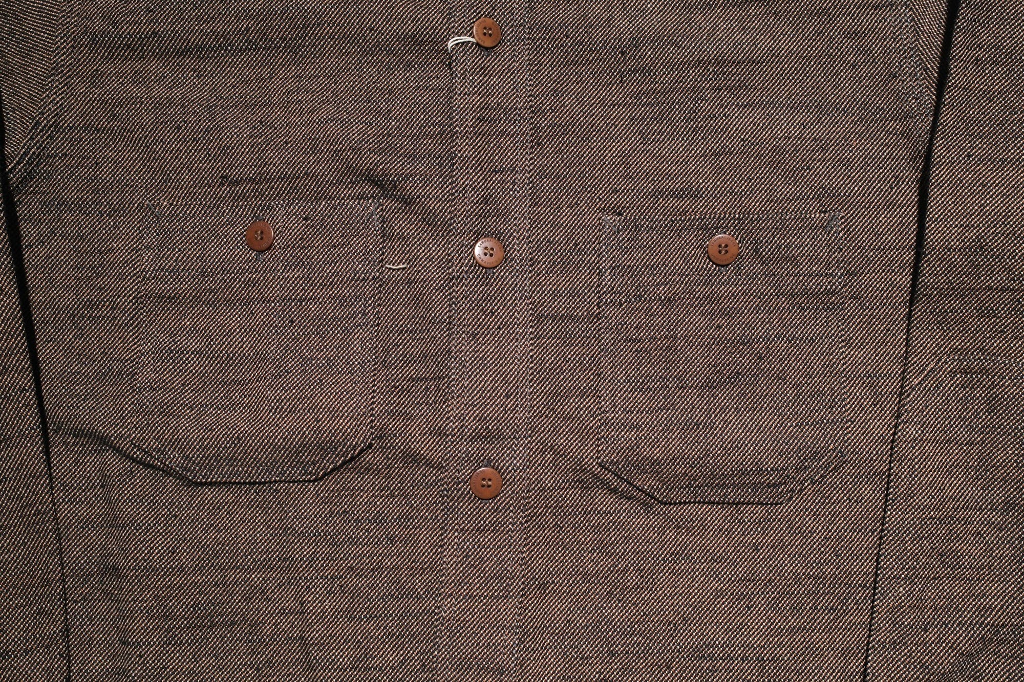 Samurai Heavyweight “Oversea Edition” Elemental Flannel Workshirt (Sumi Black)