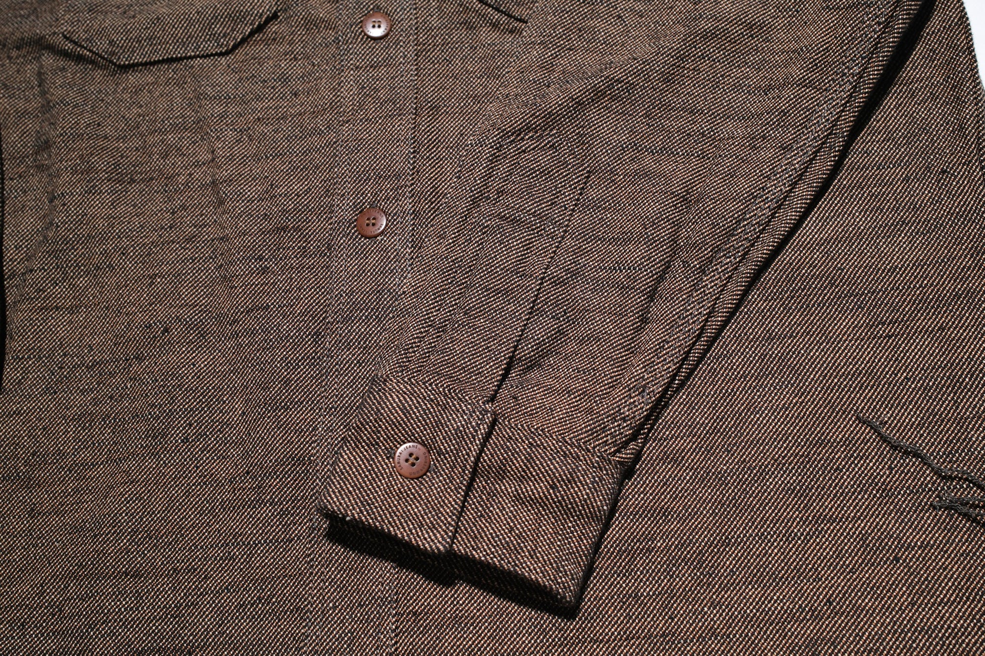 Samurai Heavyweight “Oversea Edition” Elemental Flannel Workshirt (Sumi Black)