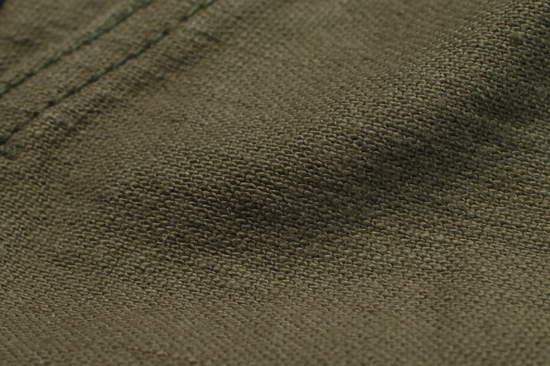 Samurai 15oz Selvage Back Satin Baker Pants (Olive)