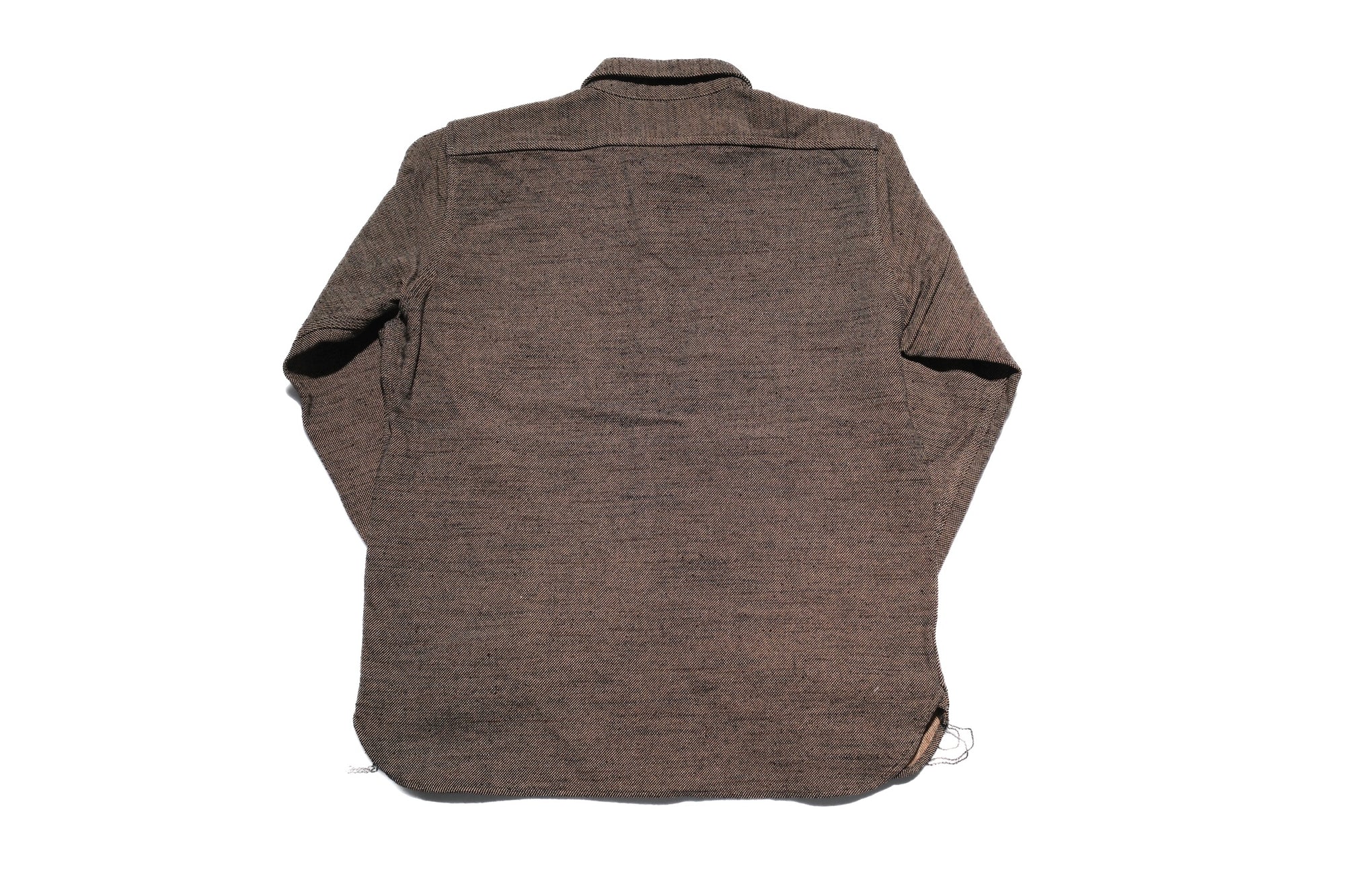 Samurai Heavyweight “Oversea Edition” Elemental Flannel Workshirt (Sumi Black)