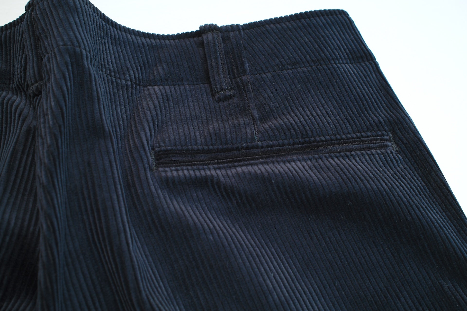 Boncoura Heavyweight Corduroy '41 Chinos (Dark Navy)