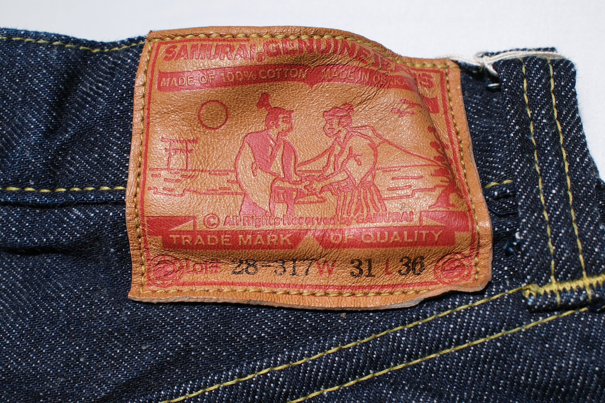 Samurai 15.8oz S2000HXII “Nippon Cotton GL3” Denim (Loose Straight fit)