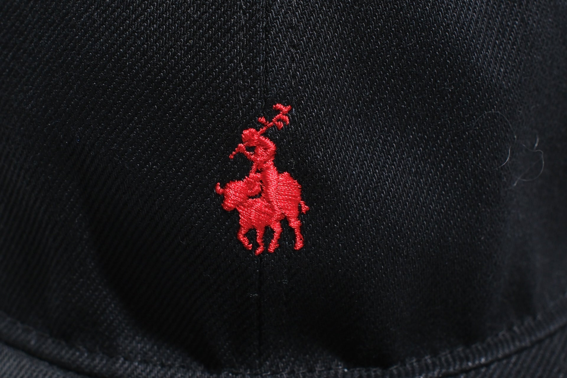 Sugar & Co. “Buffalo Rider” Denim Baseball Cap (Black)
