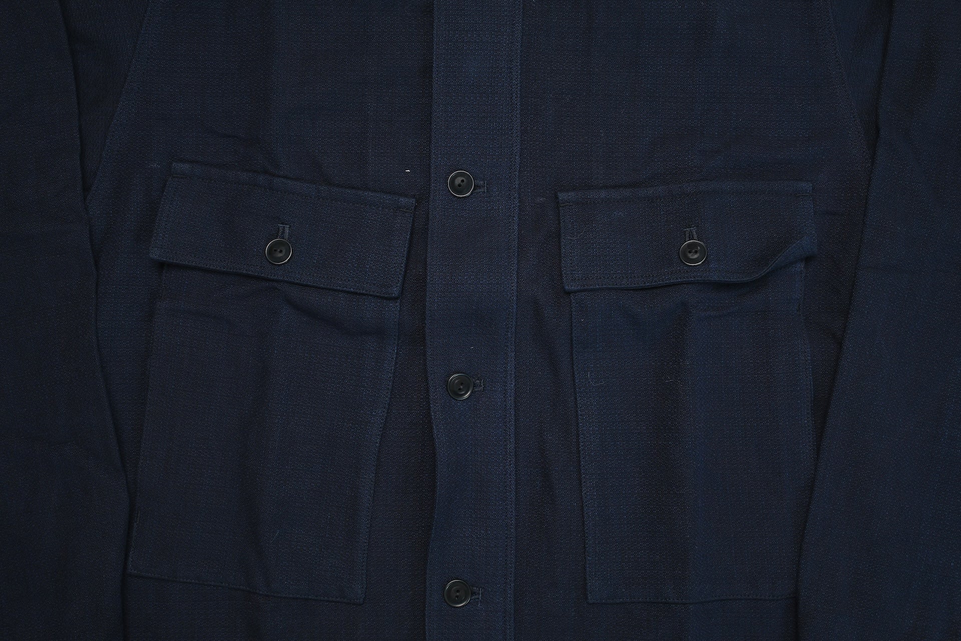 Samurai "Aimadara" Indigo Dyed Dobby Field Jacket