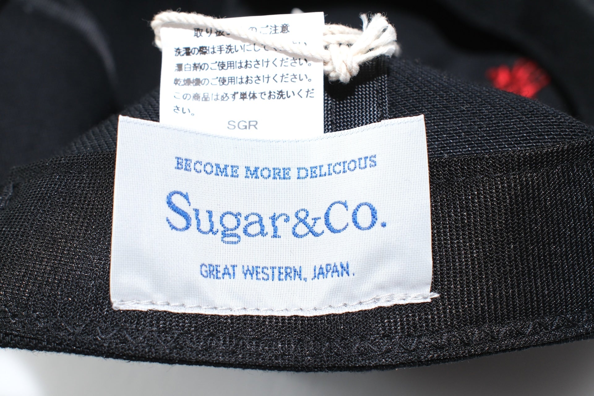 Sugar & Co. “Buffalo Rider” Denim Baseball Cap (Black)