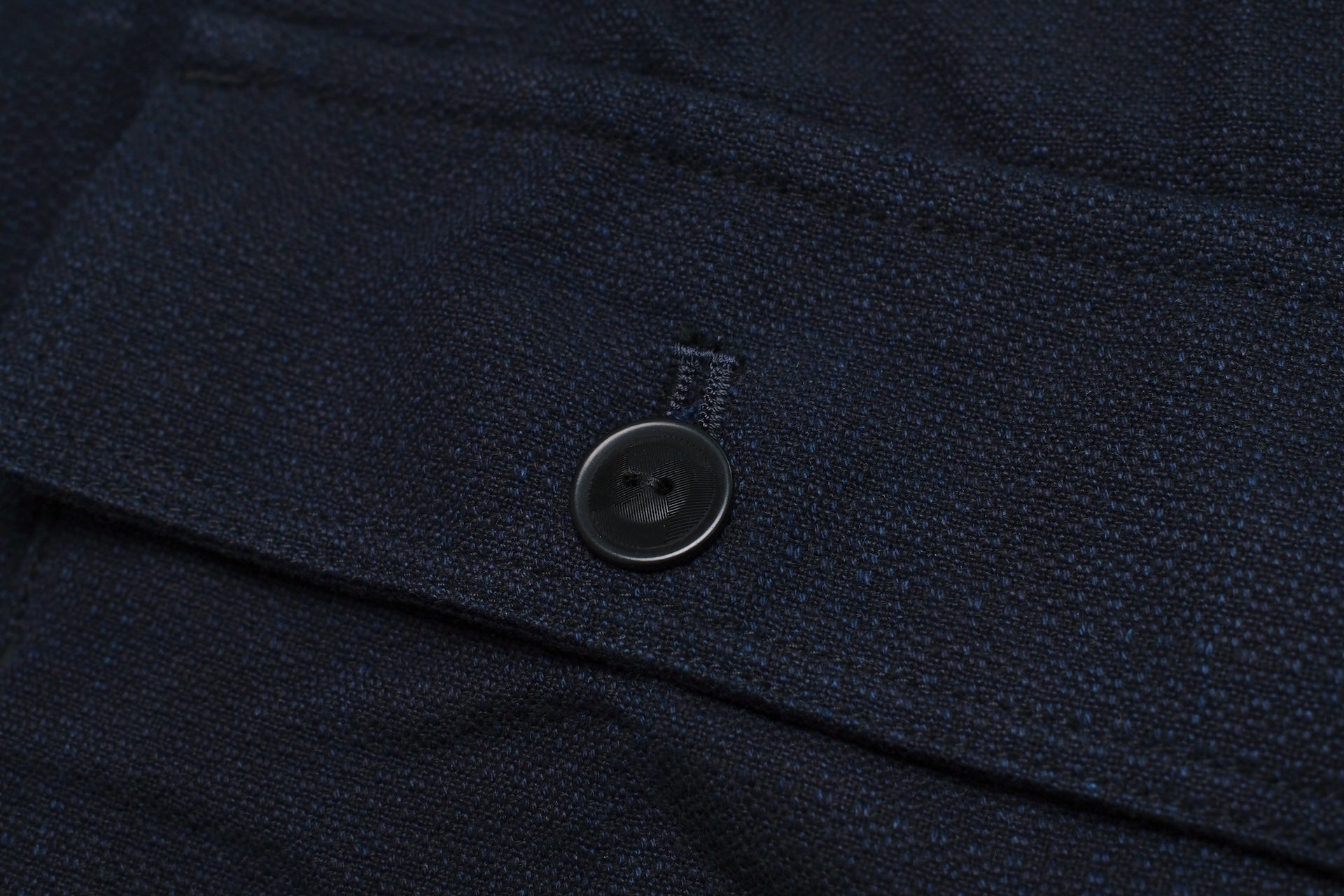 Samurai "Aimadara" Indigo Dyed Dobby Field Jacket