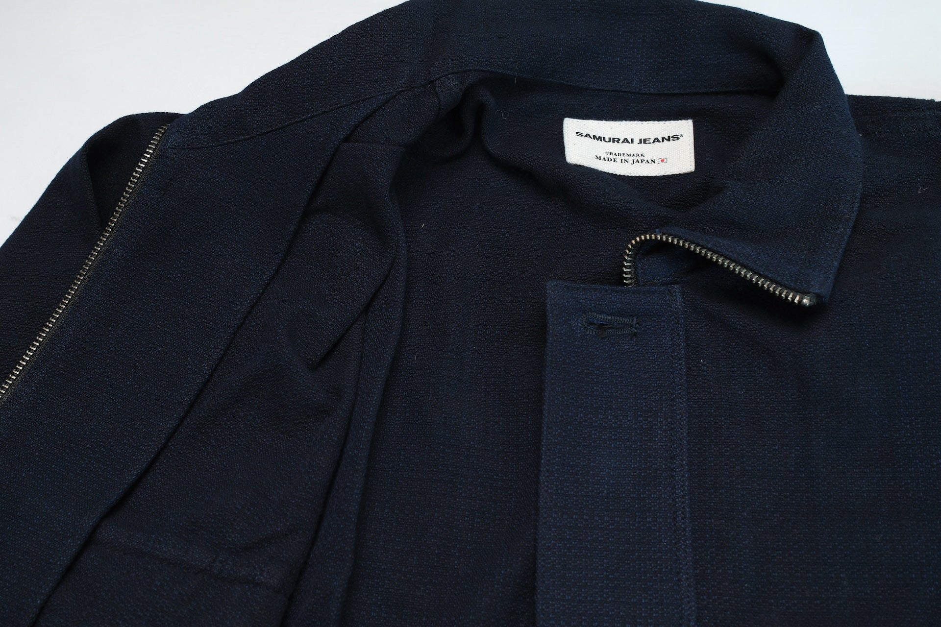 Samurai "Aimadara" Indigo Dyed Dobby Field Jacket