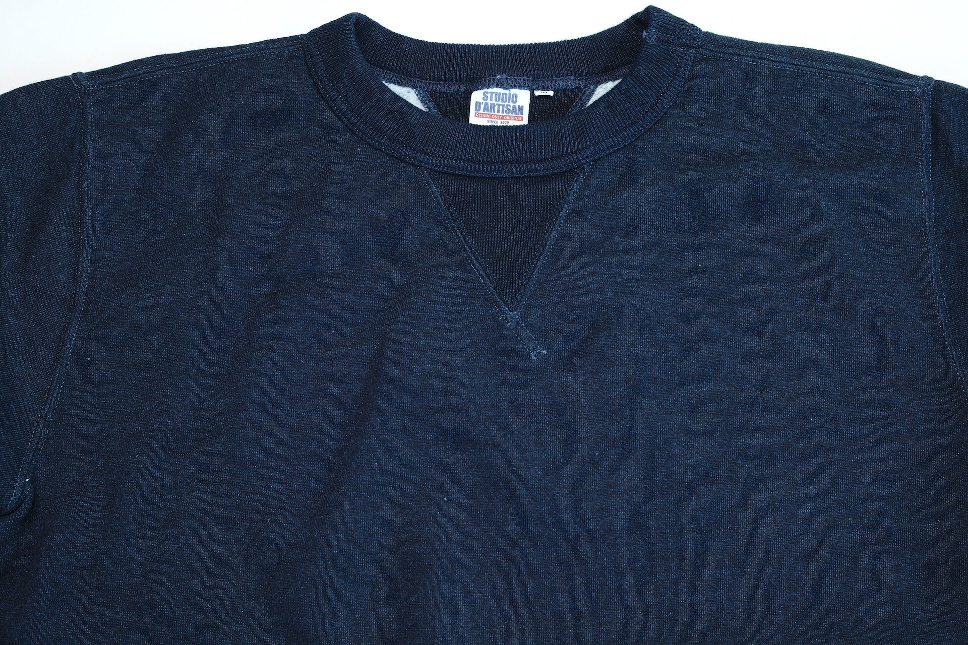 Studio D'Artisan 12oz Loopwheeled Sweatshirt (Grand Indigo)