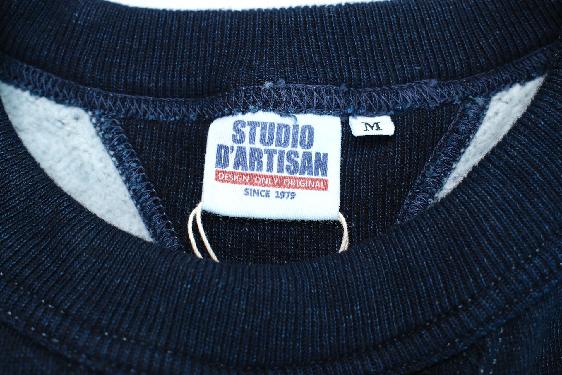 Studio D'Artisan 12oz Loopwheeled Sweatshirt (Grand Indigo)