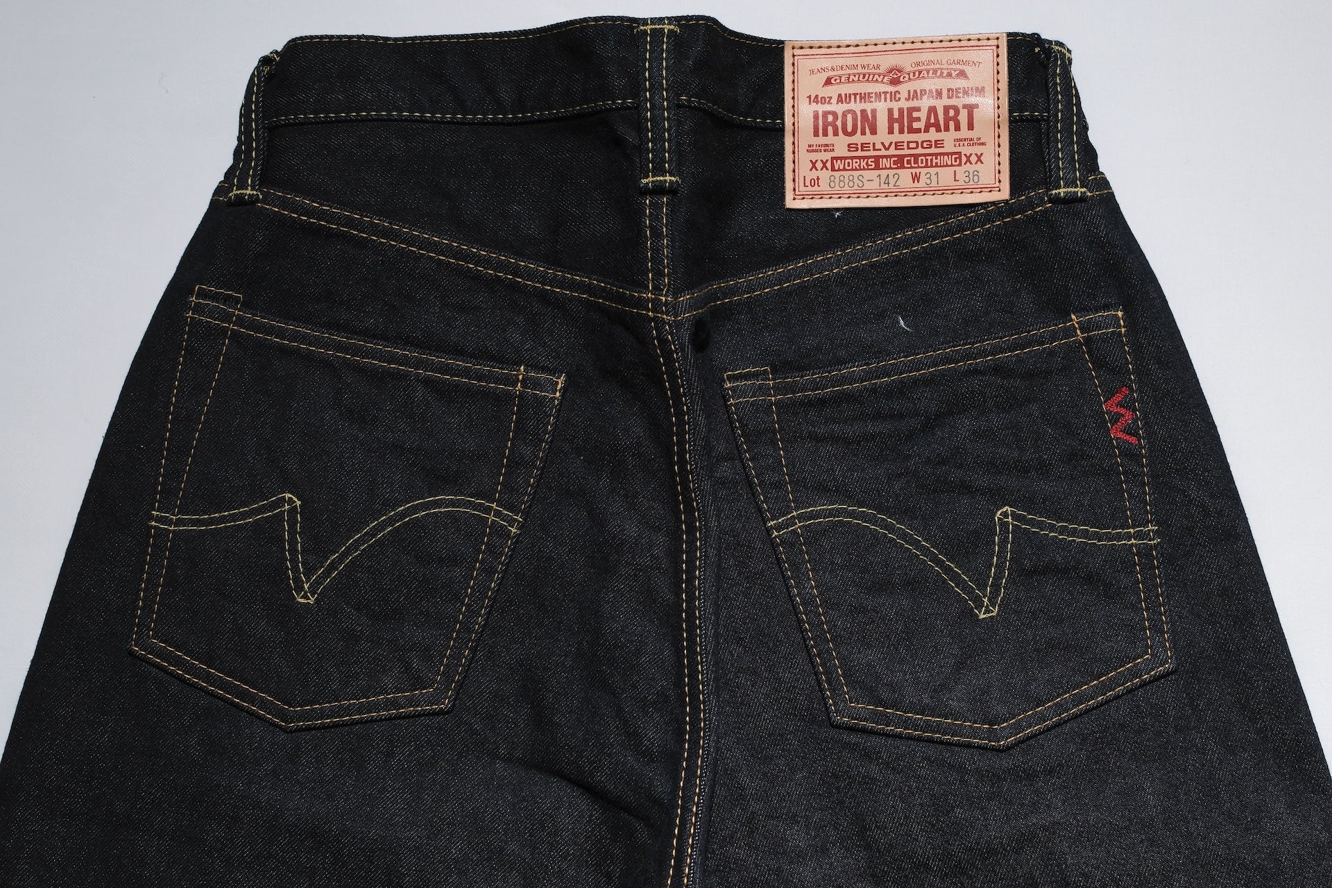 Iron Heart 888S-142 14oz Denim (Straight Tapered Fit)