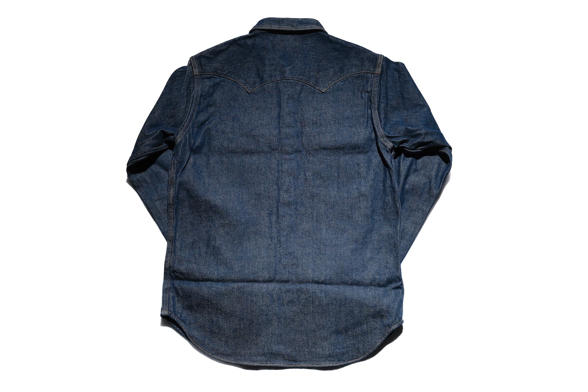 Studio D'Artisan 12.8oz "Sawtooth" Natural Indigo Denim Western Shirt