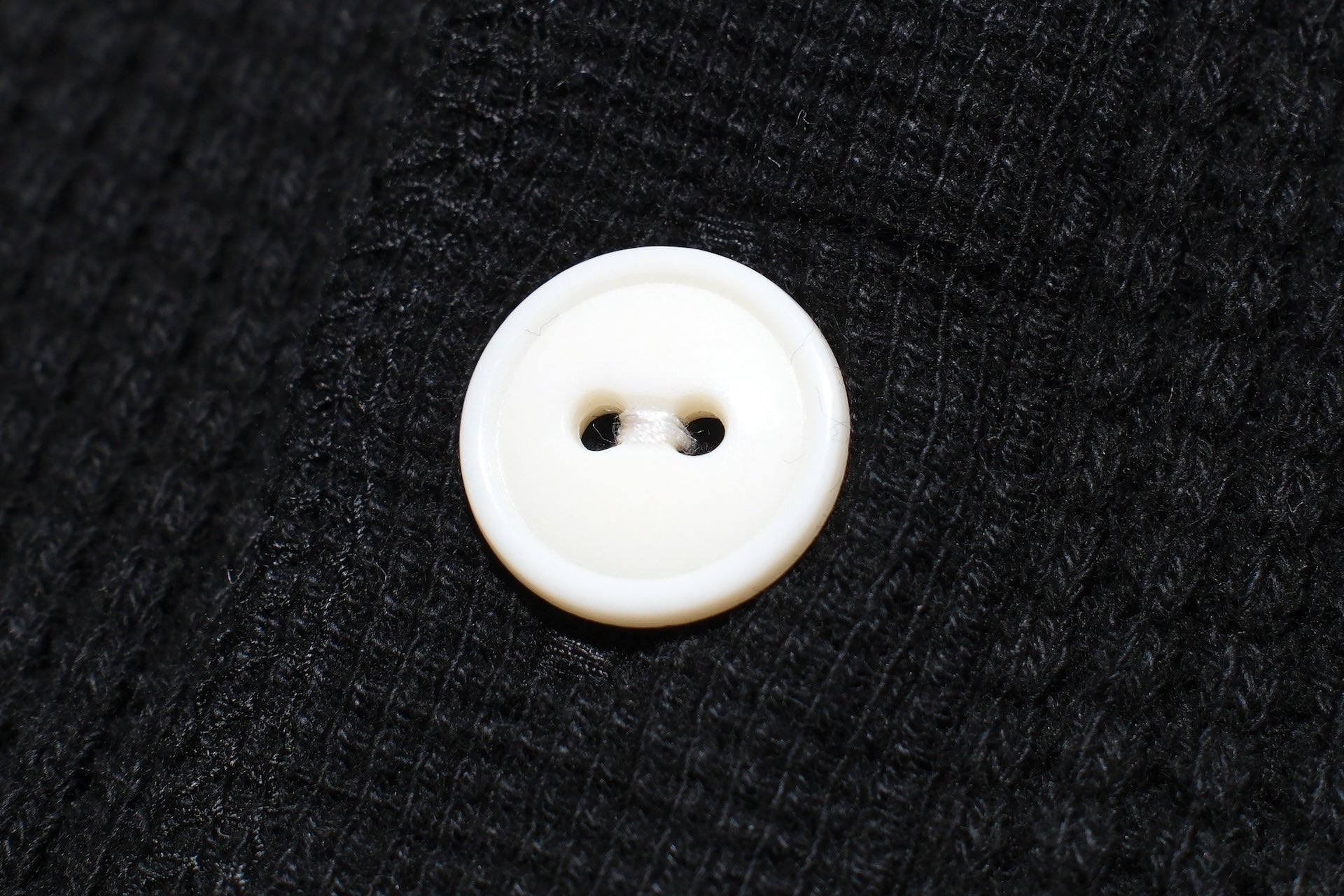 Iron Heart Heavyweight “Waffle Knit” L/S Henley Thermal (Black)