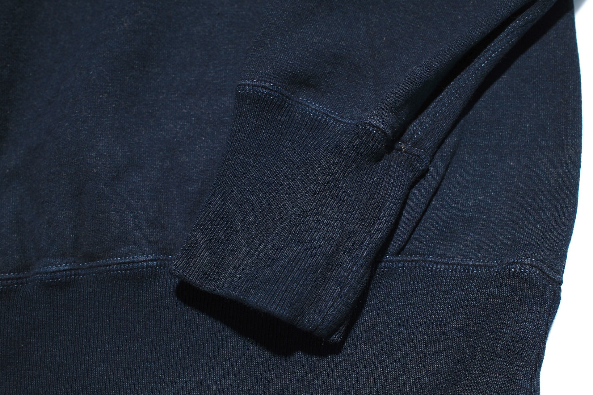 Studio D'Artisan 12oz Loopwheeled Sweatshirt (Aishibu Indigo)