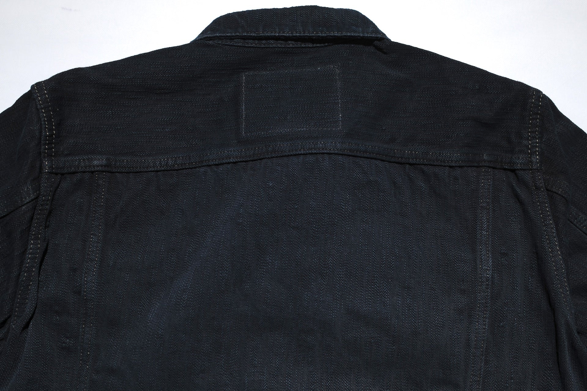 Iron Heart 16oz Black Overdyed Slubby Type 3 Denim Jacket