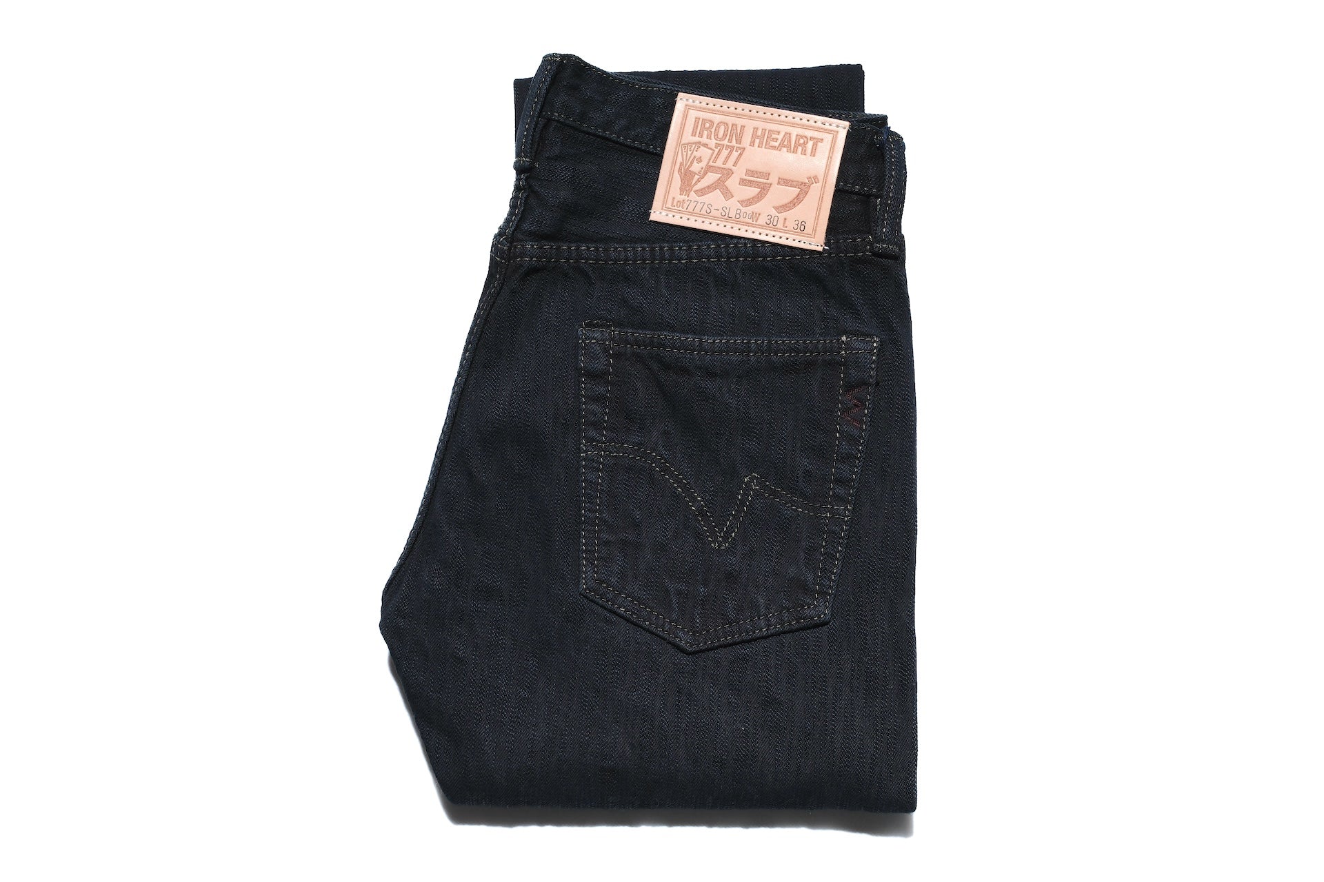 Iron Heart 16oz 777S-SLBod 'Black-Overdyed' Denim (Super Slim Tapered Fit)