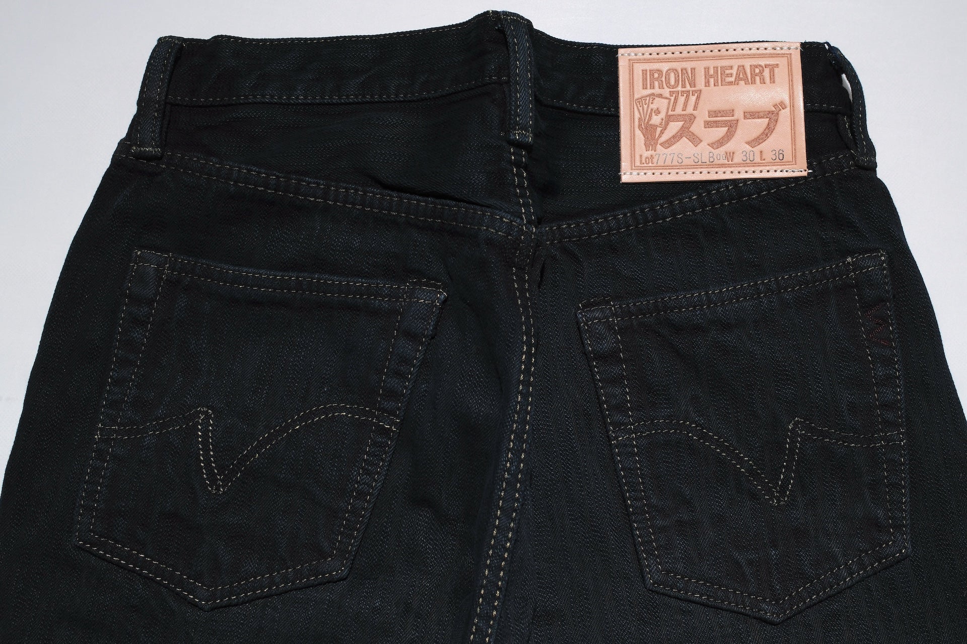 Iron Heart 16oz 777S-SLBod 'Black-Overdyed' Denim (Super Slim Tapered Fit)