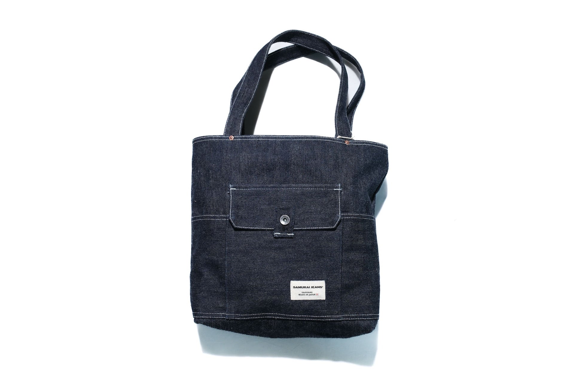 Samurai 19oz "Multi-Functional" Indigo Dyed Denim Tote Bag