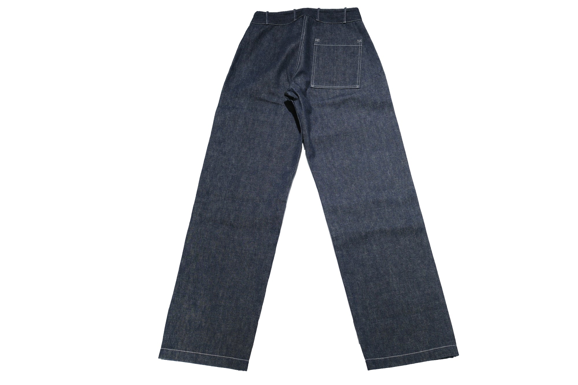 Warehouse Co. 12oz WPA Indigo Dyed Denim Double Knee Trousers (Loose Straight fit)