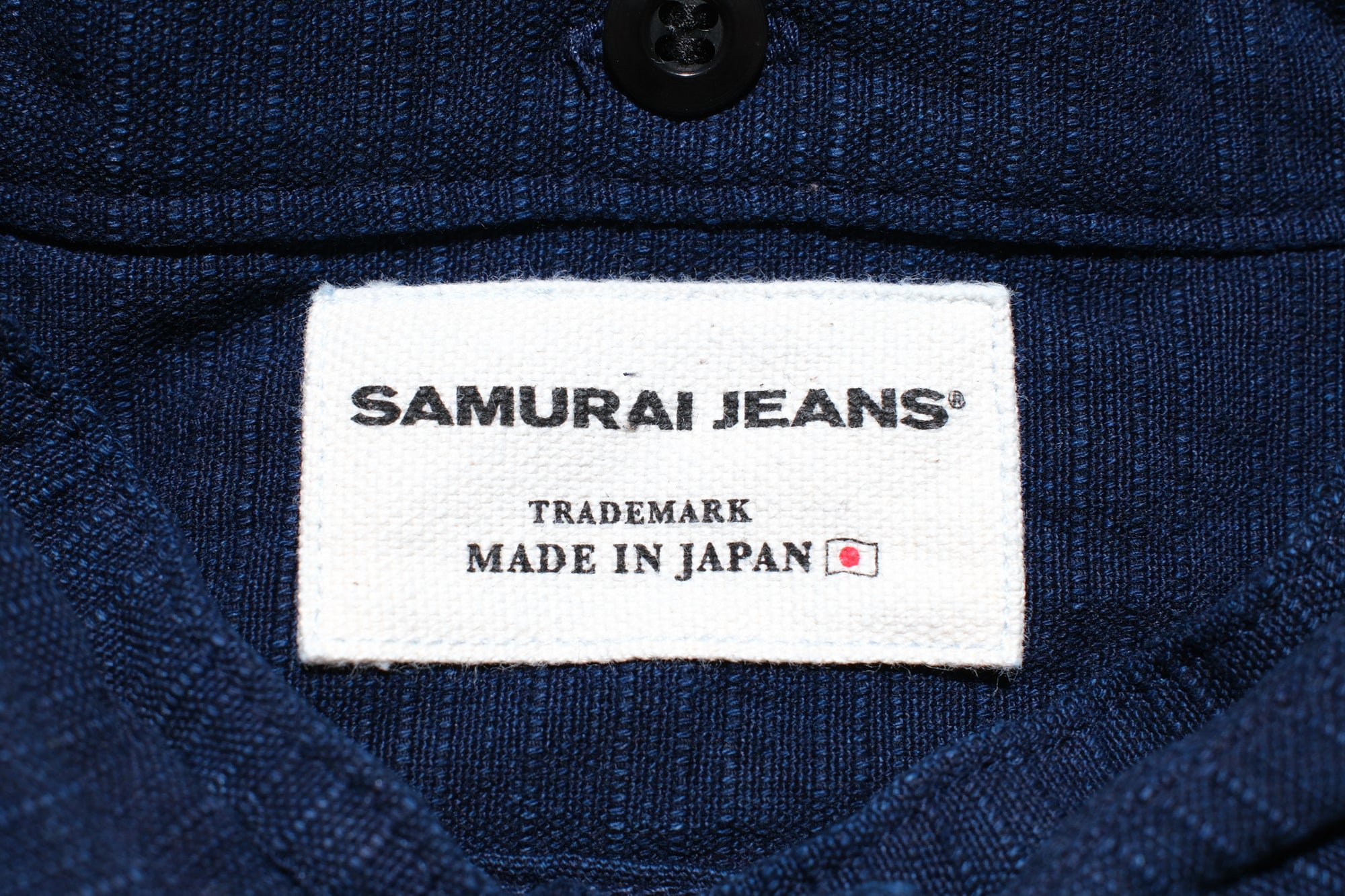 Samurai Heavyweight Natural Indigo Dyed “Two-Ways” Workshirt (Overseas Edition)