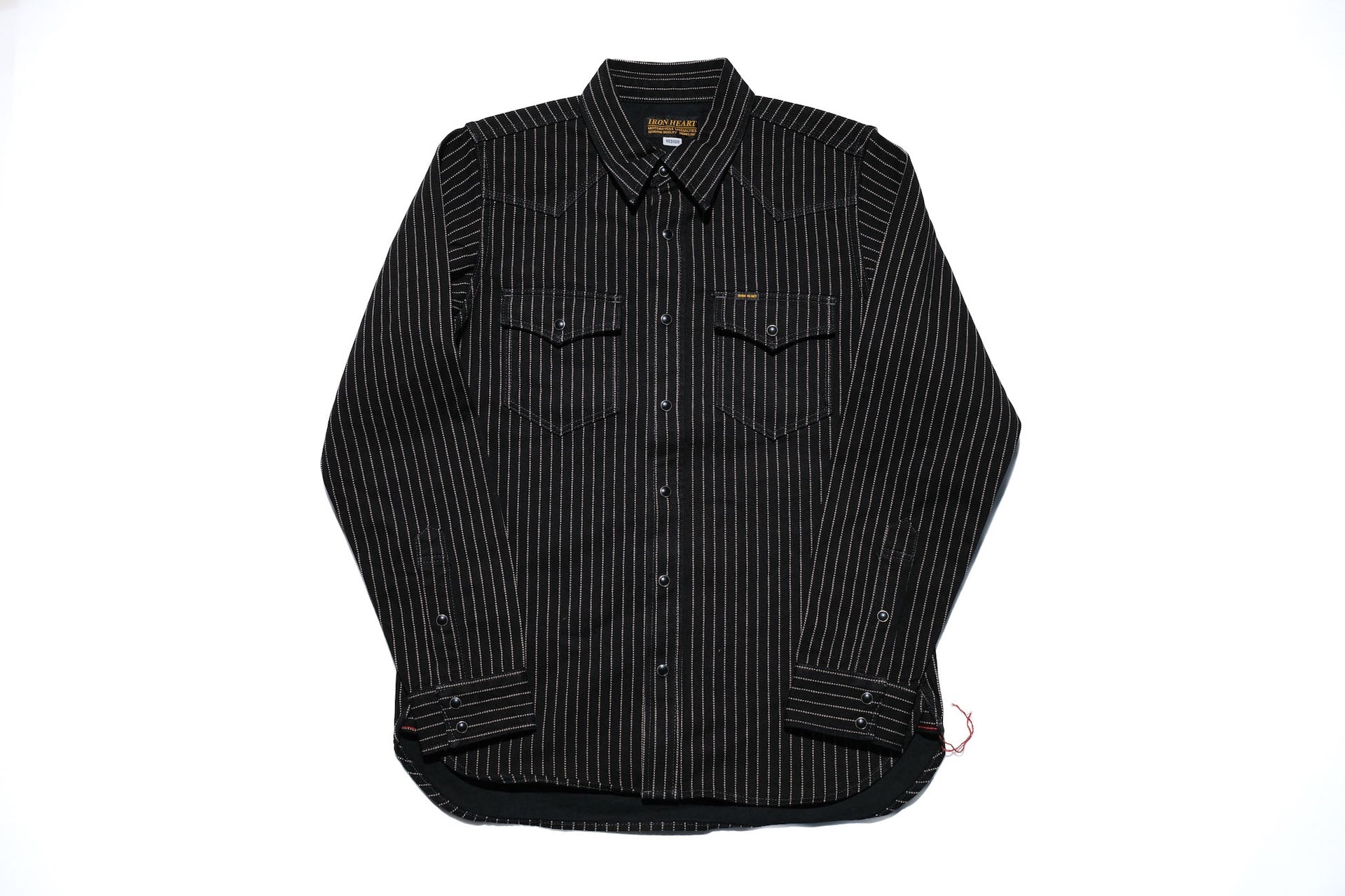 Iron Heart 12oz Wabash Western Shirt (Black)