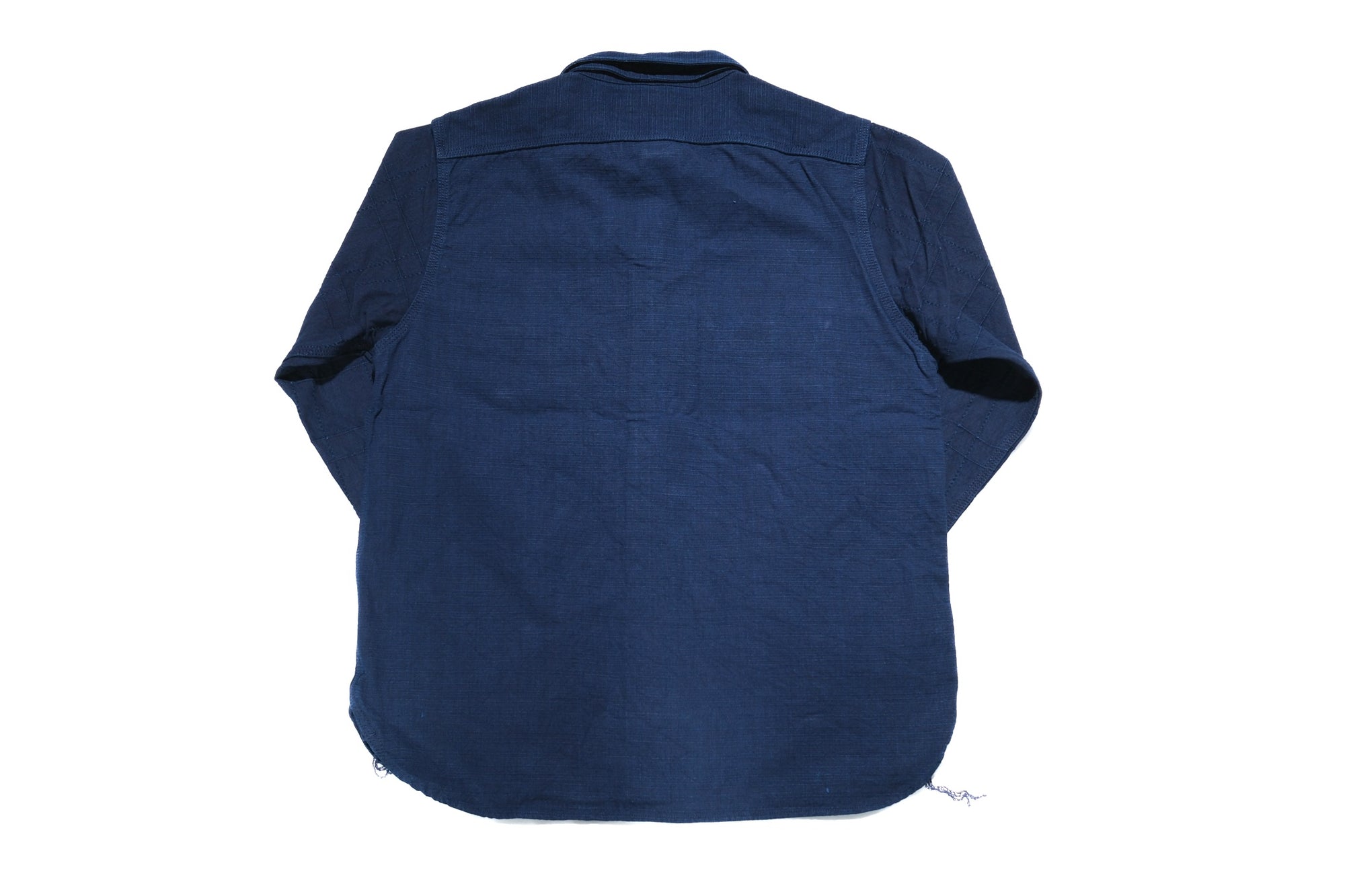 Samurai Heavyweight Natural Indigo Dyed “Two-Ways” Workshirt (Overseas Edition)