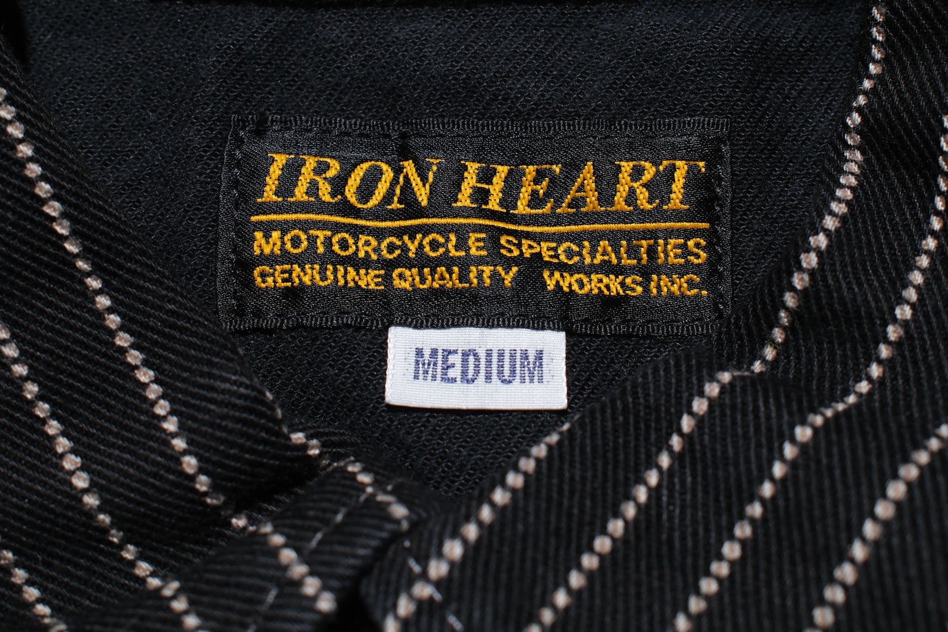 Iron Heart 12oz Wabash Western Shirt (Black)