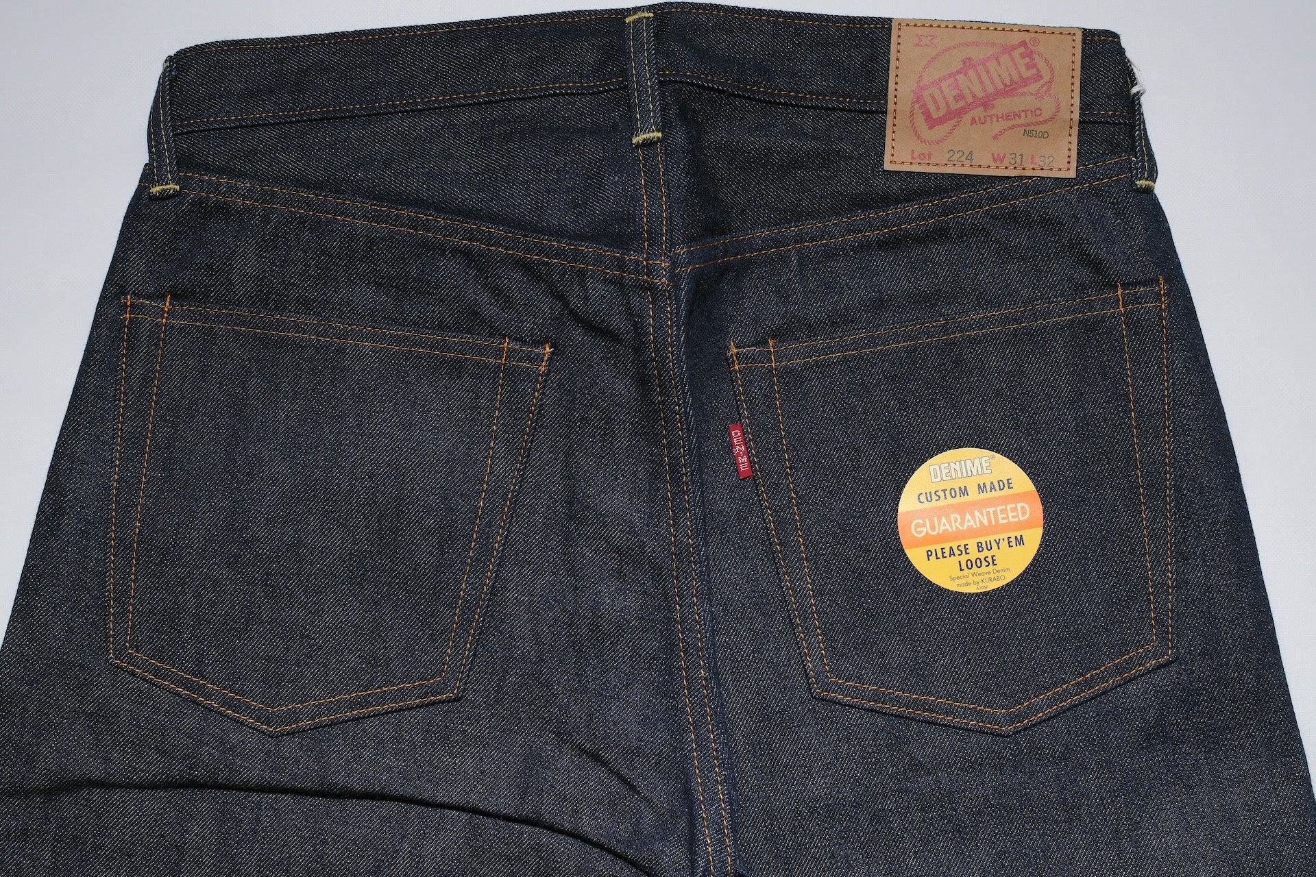 Denime X Warehouse Co. 224 14.5oz  Late '66 Denim (Narrow Straight fit)