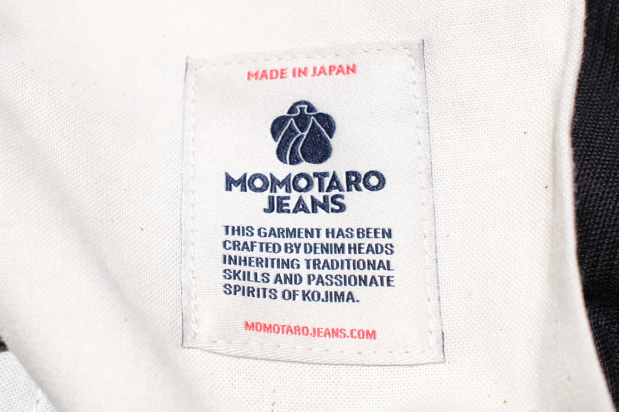 MOMOTARO JEANS 13-Wales Corduroy Tailored Trousers (Black)