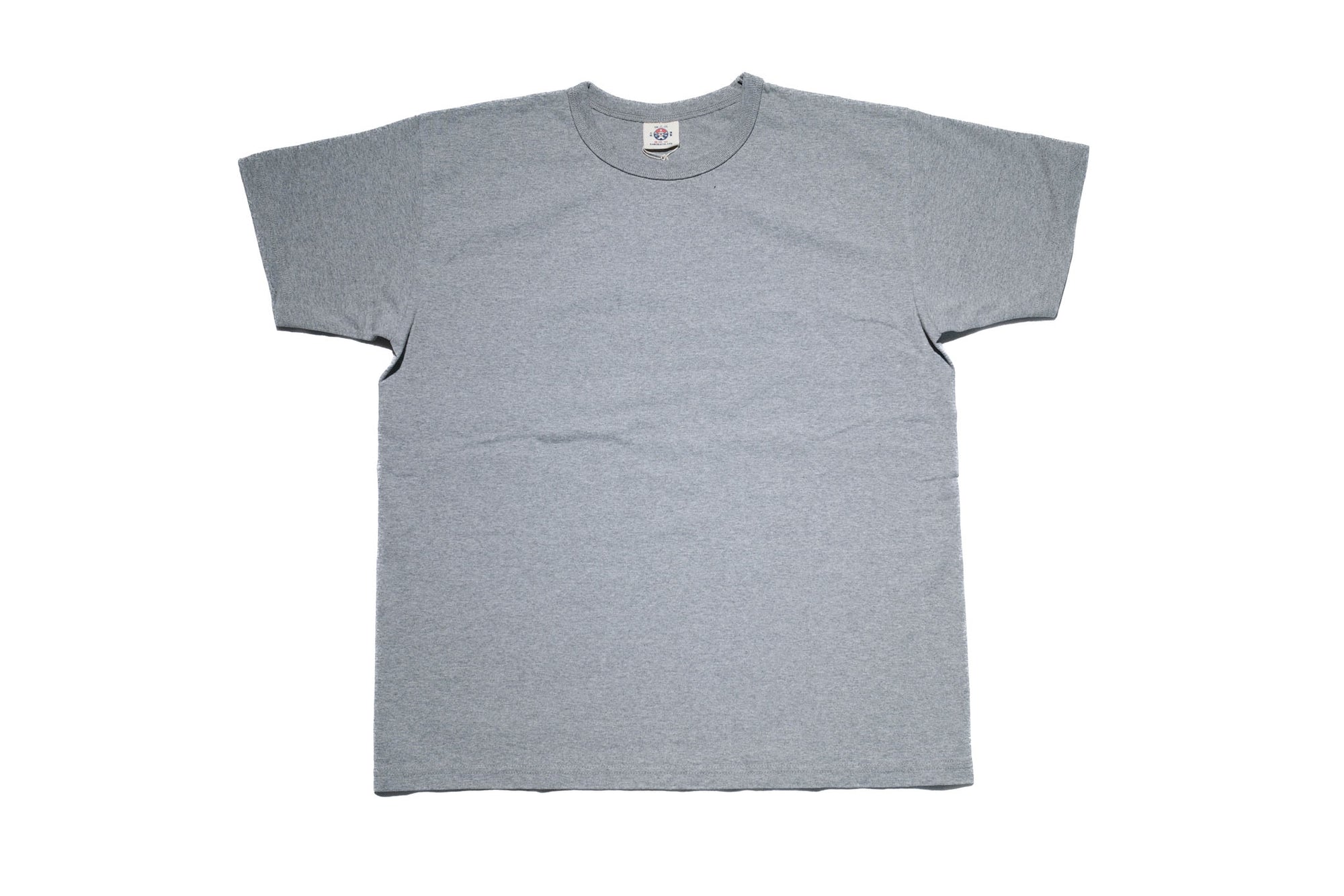 Samurai 8.5oz Loopwheeled "Overseas-Edition" Plain Tee (Heather Grey)