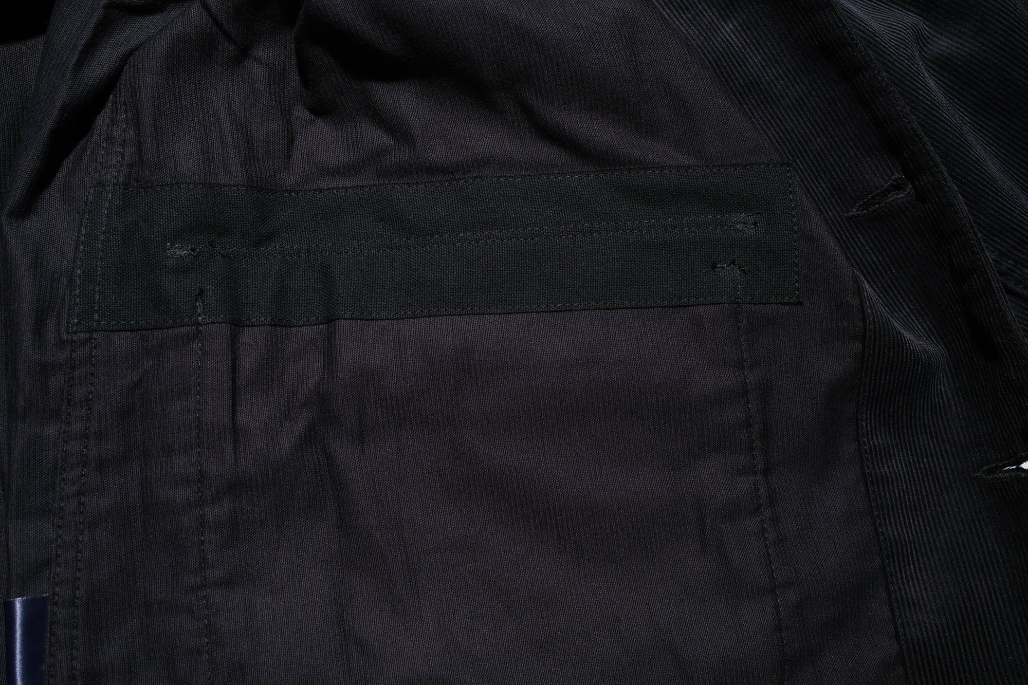 MOMOTARO JEANS 13-Wales Corduroy Work Jacket (Black)