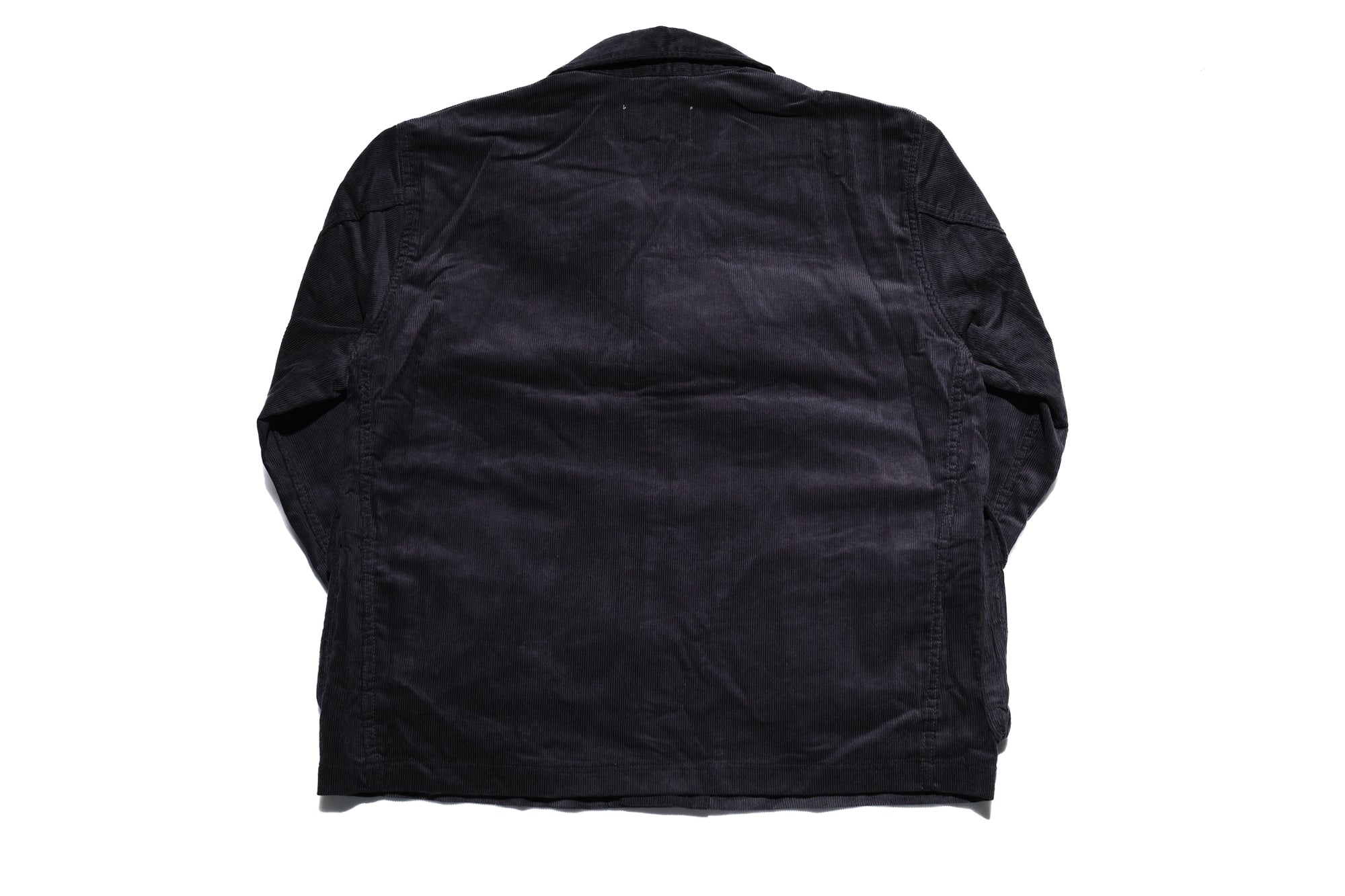 MOMOTARO JEANS 13-Wales Corduroy Work Jacket (Black)
