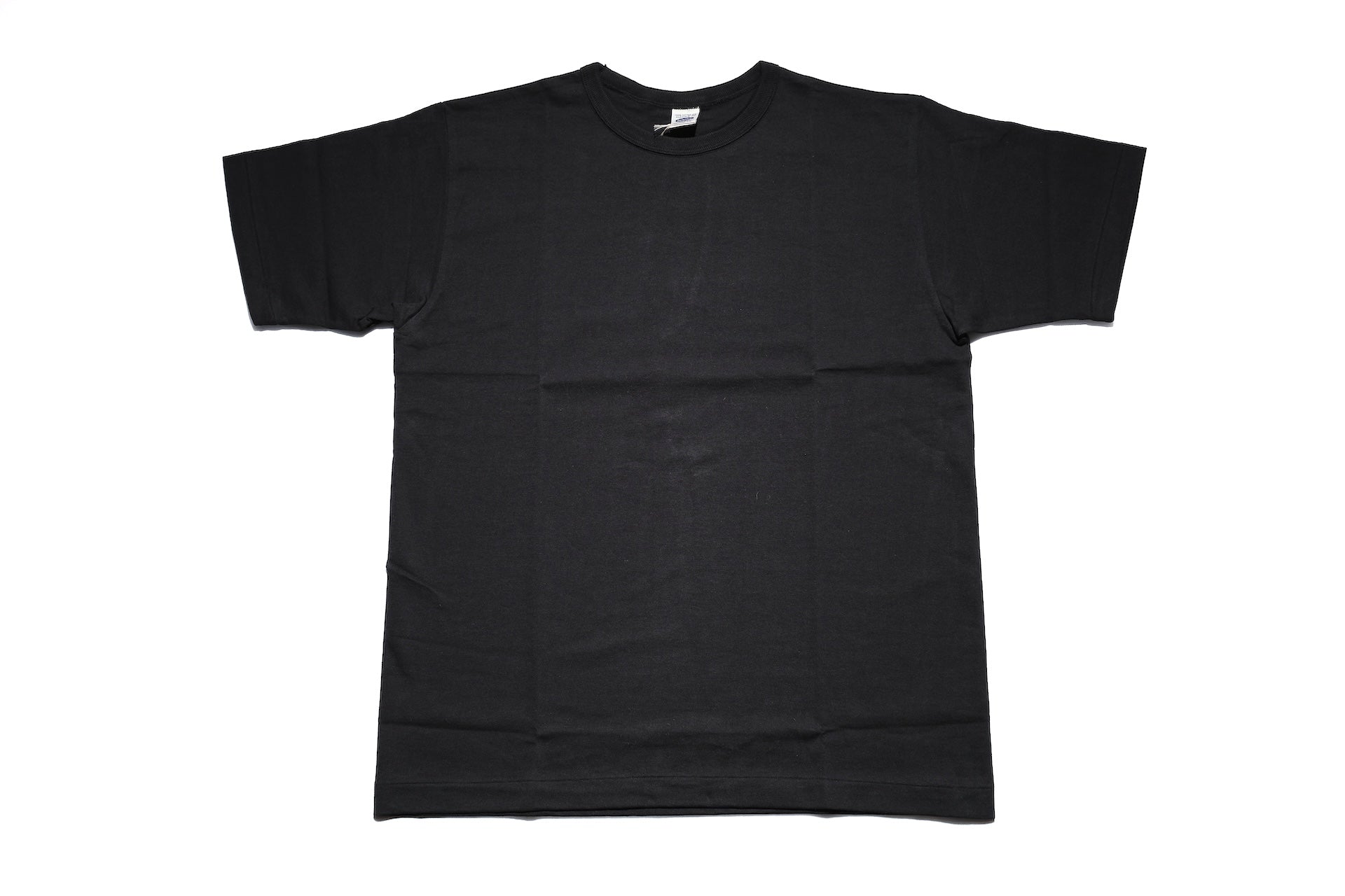 Denime X Warehouse Co. 7oz Loopwheeled Plain Tee (Black)