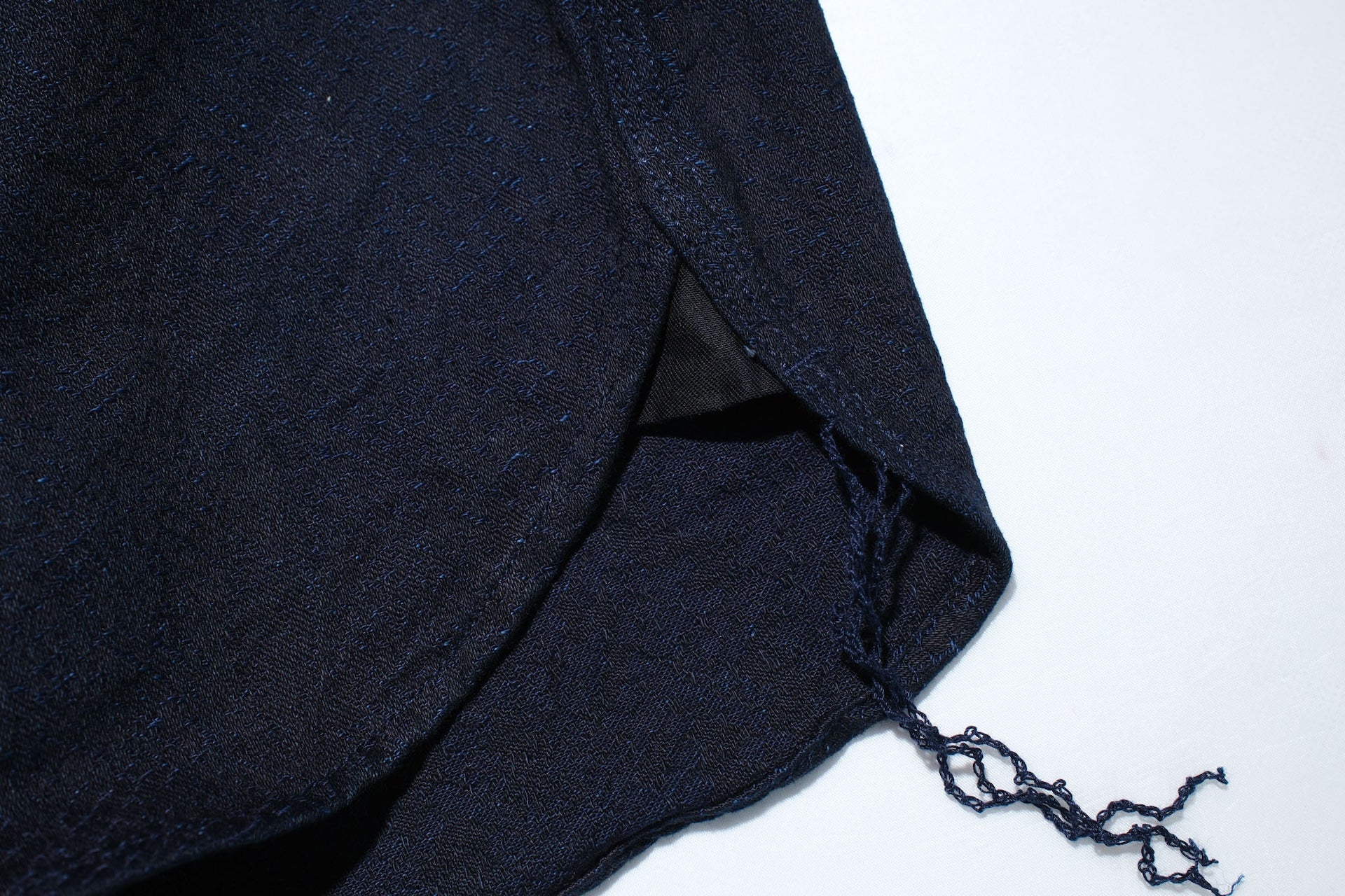 Samurai Indigo Dyed "Year of the Snake" Jacquard Workshirt (Oversea Edition)